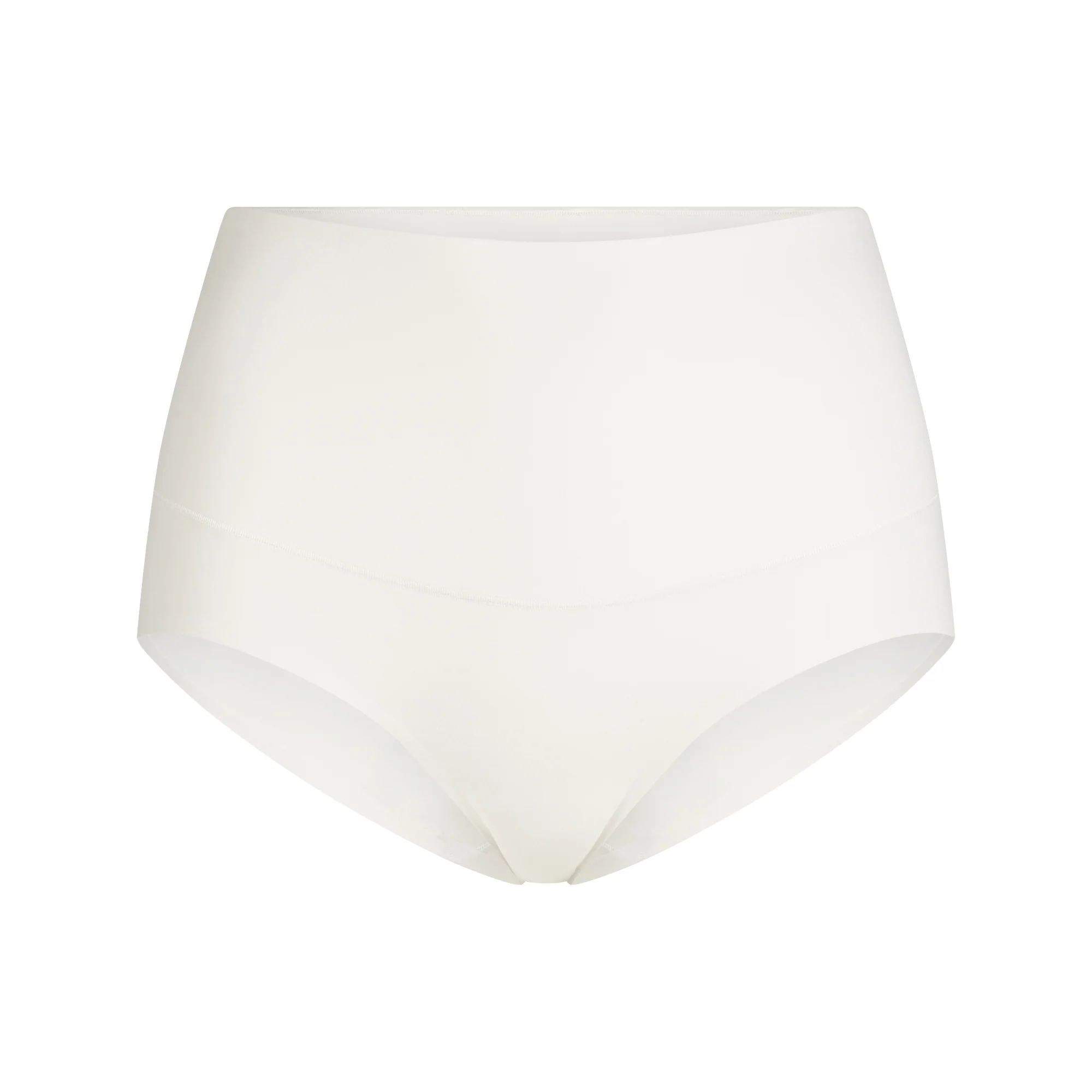 COTTON SHAPEWEAR HIGH-WAISTED BRIEF | MARBLE