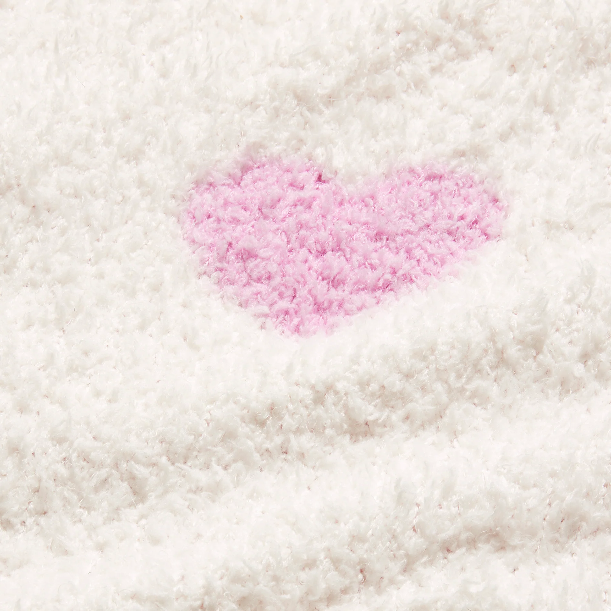 COZY KNIT UNISEX ROBE | IVORY SPACED HEARTS - Image 7