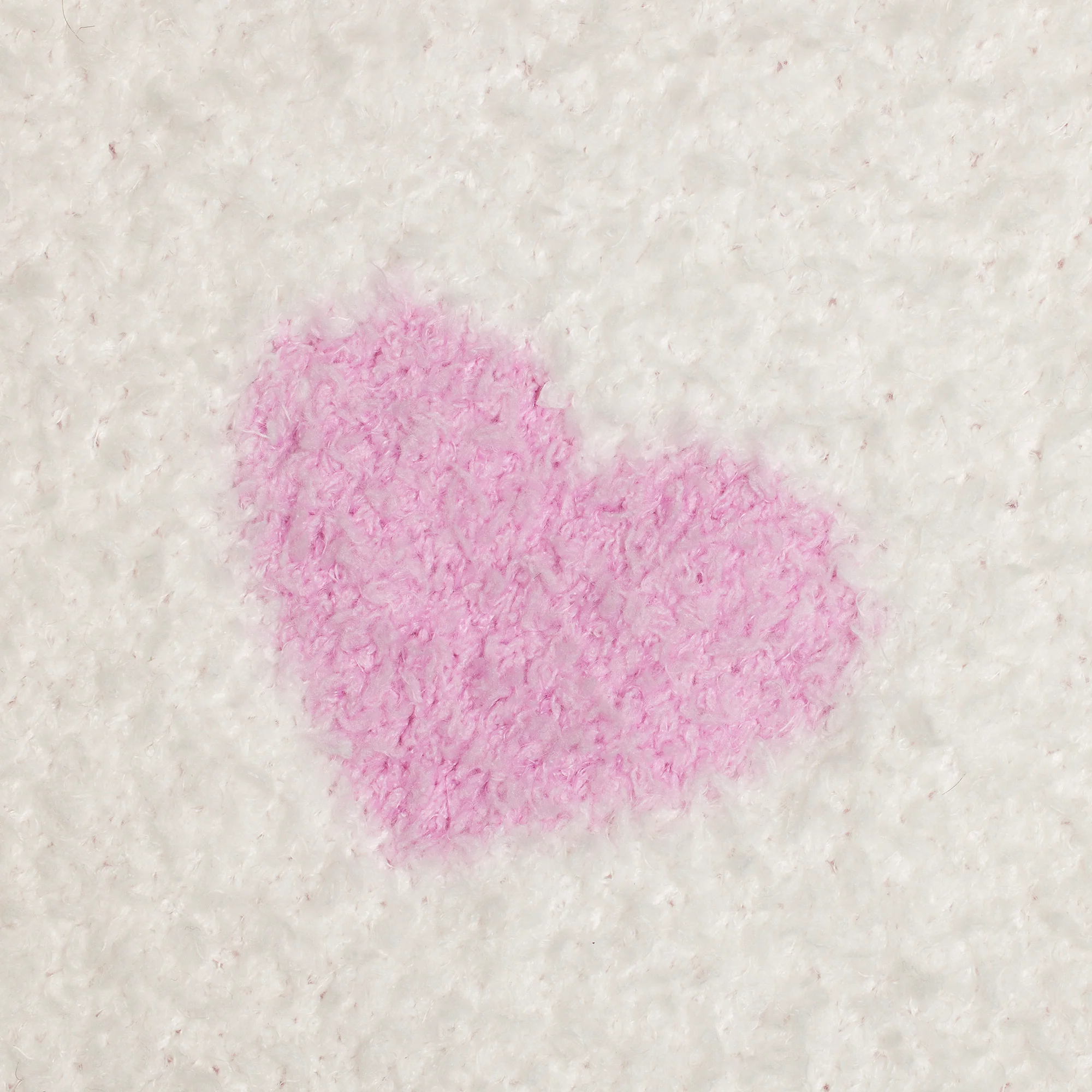 COZY KNIT UNISEX ROBE | IVORY SPACED HEARTS - Image 8