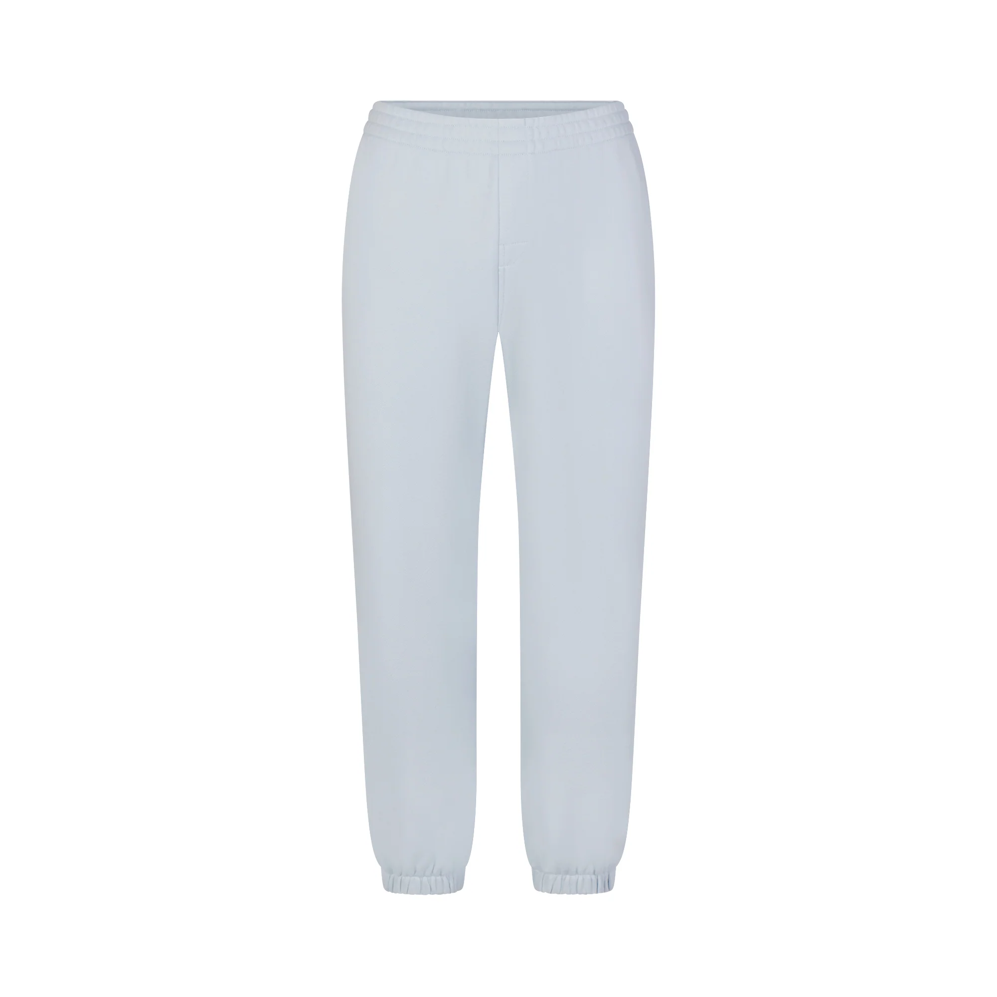 DRAPEY FRENCH TERRY CROPPED JOGGER | POWDER BLUE