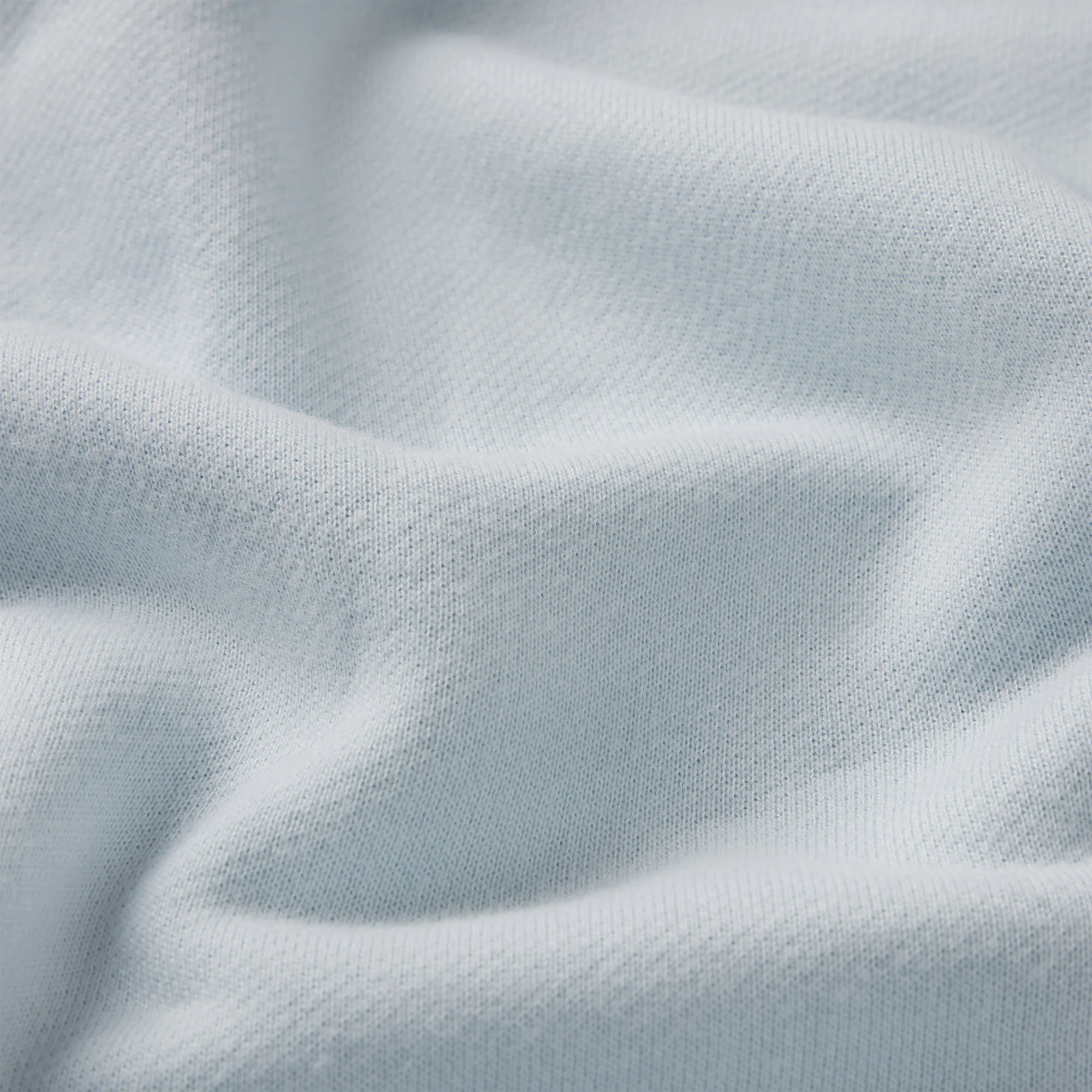 DRAPEY FRENCH TERRY MINI SKIRT | POWDER BLUE - Image 5
