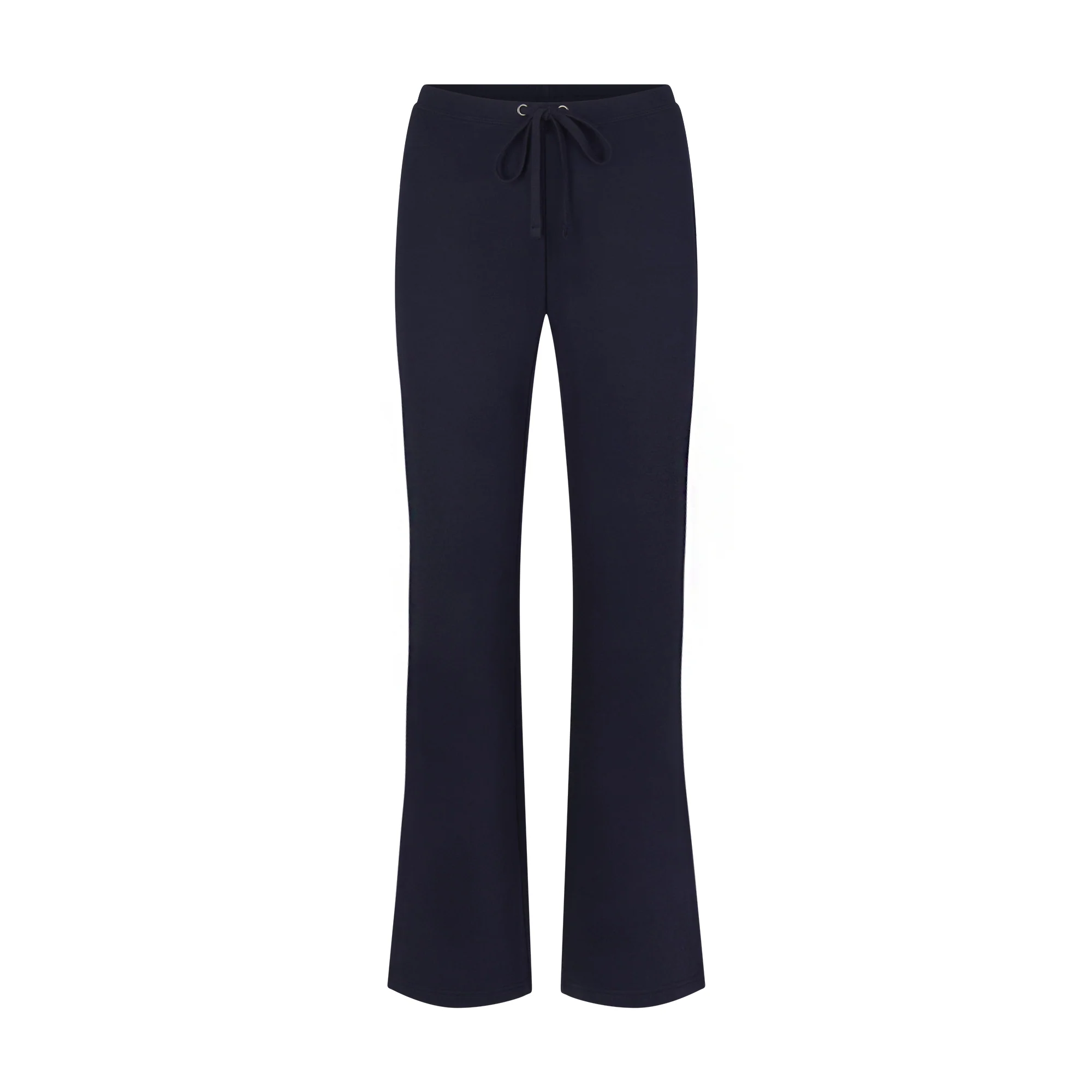DRAPEY FRENCH TERRY STRAIGHT LEG PANT | NAVY