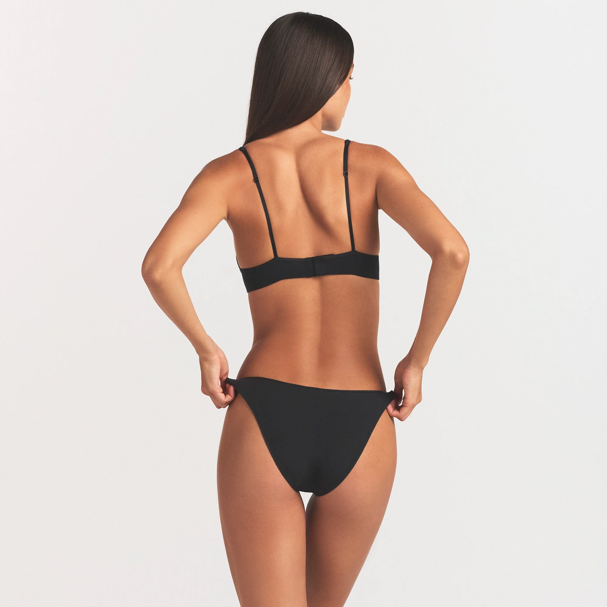 EVERYDAY COTTON BIKINI | ONYX - Image 4