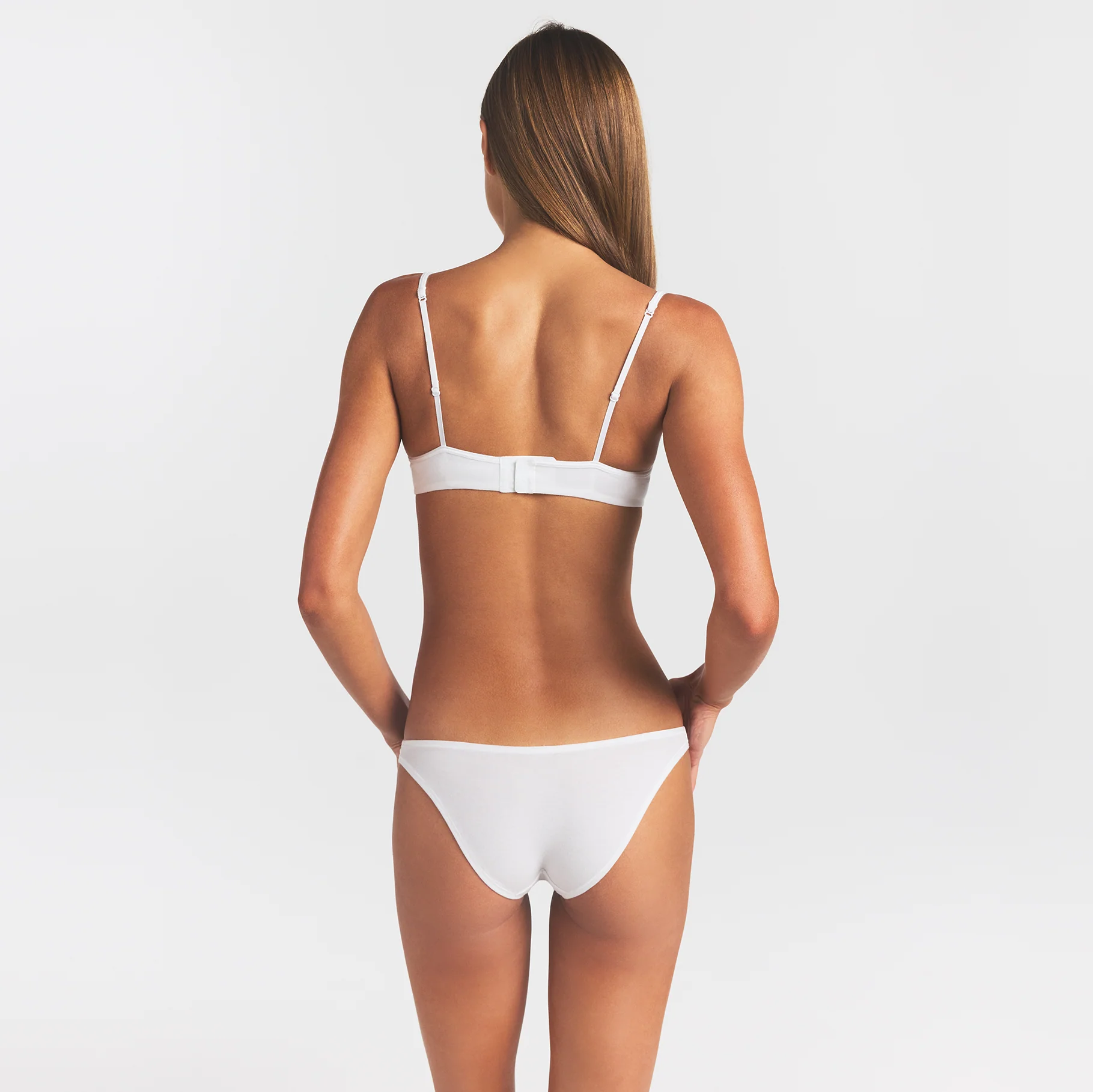 EVERYDAY COTTON BIKINI | SNOW - Image 5