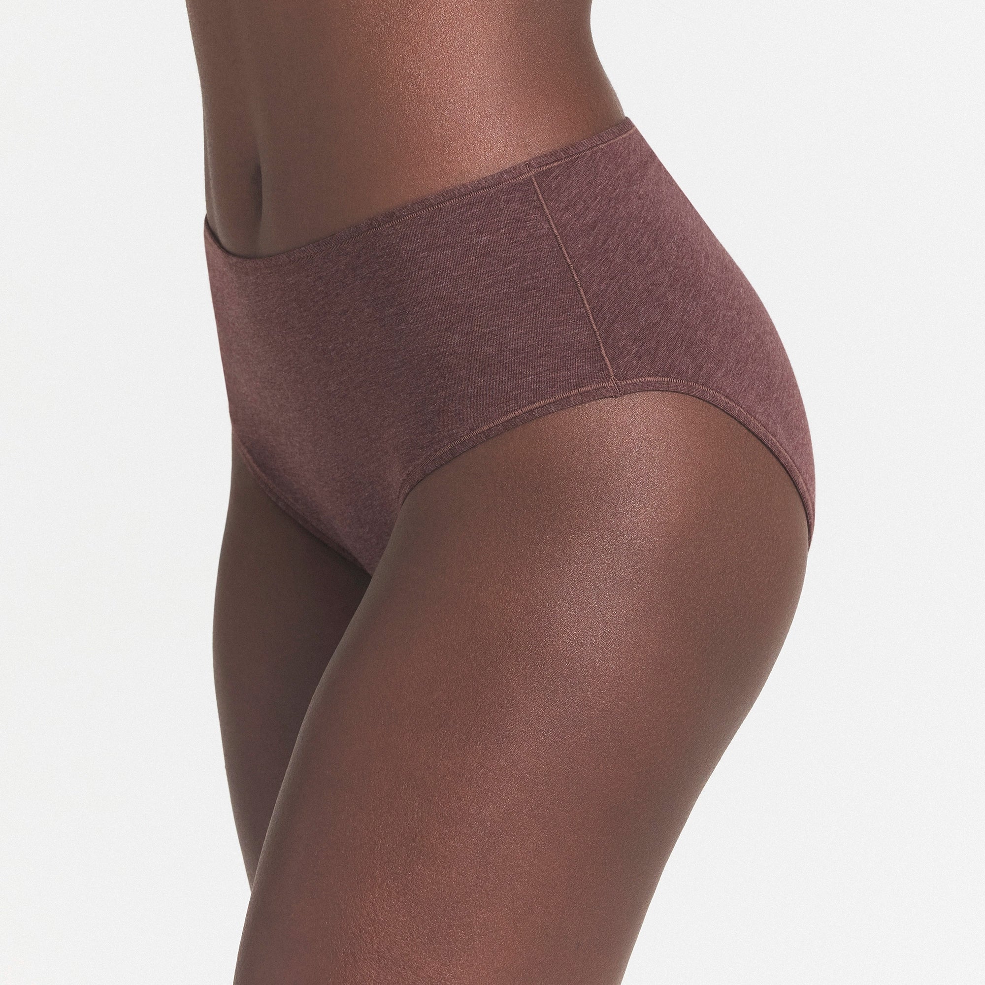 EVERYDAY COTTON BRIEF | COCOA HEATHER - Image 5