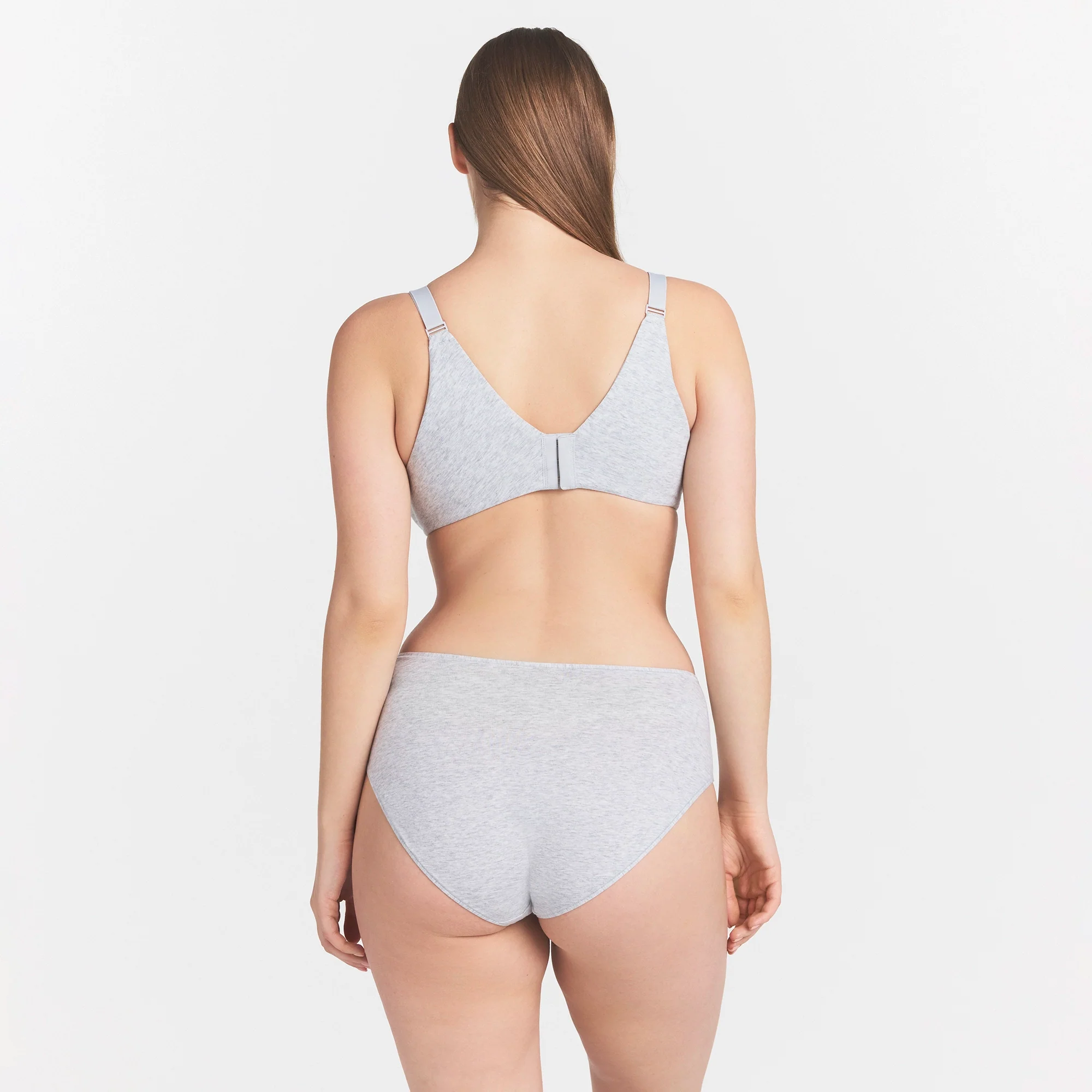 EVERYDAY COTTON BRIEF | LIGHT HEATHER GREY - Image 5