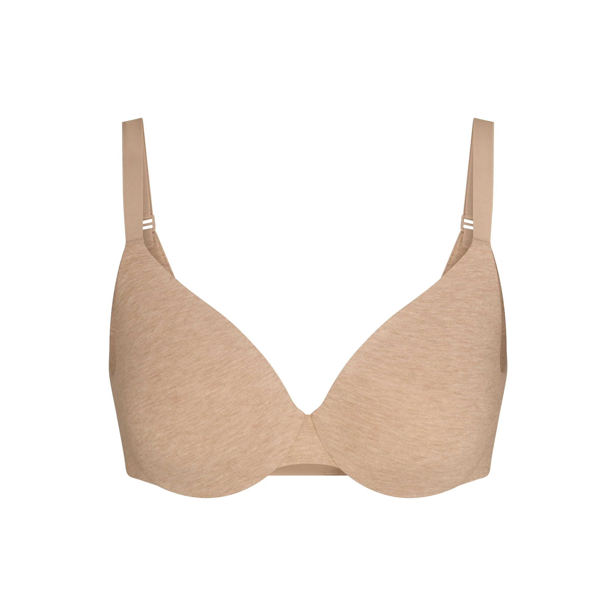 EVERYDAY COTTON FULL COVERAGE BRA | CLAY HEATHER
