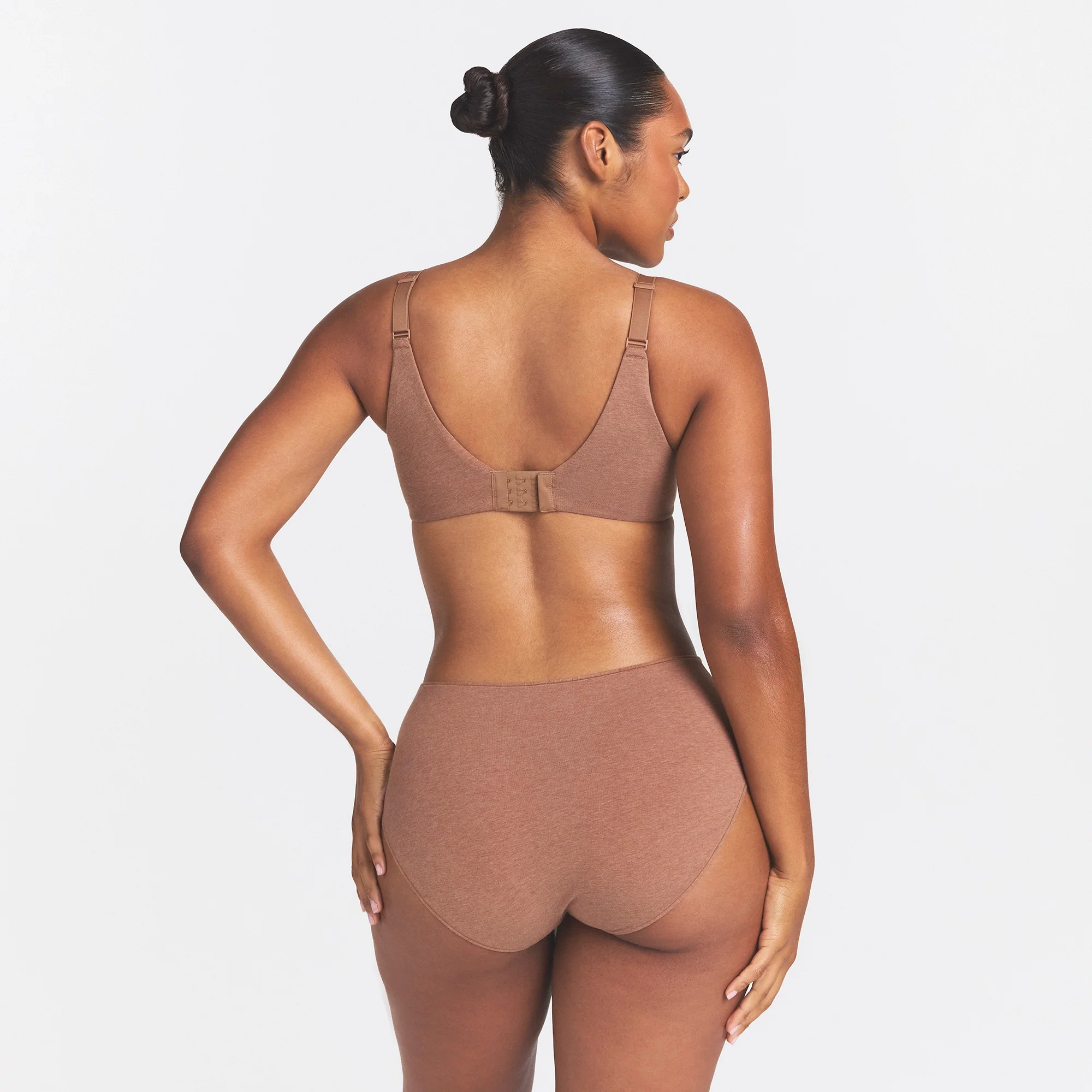 EVERYDAY COTTON FULL COVERAGE BRA | SIENNA HEATHER - Image 5