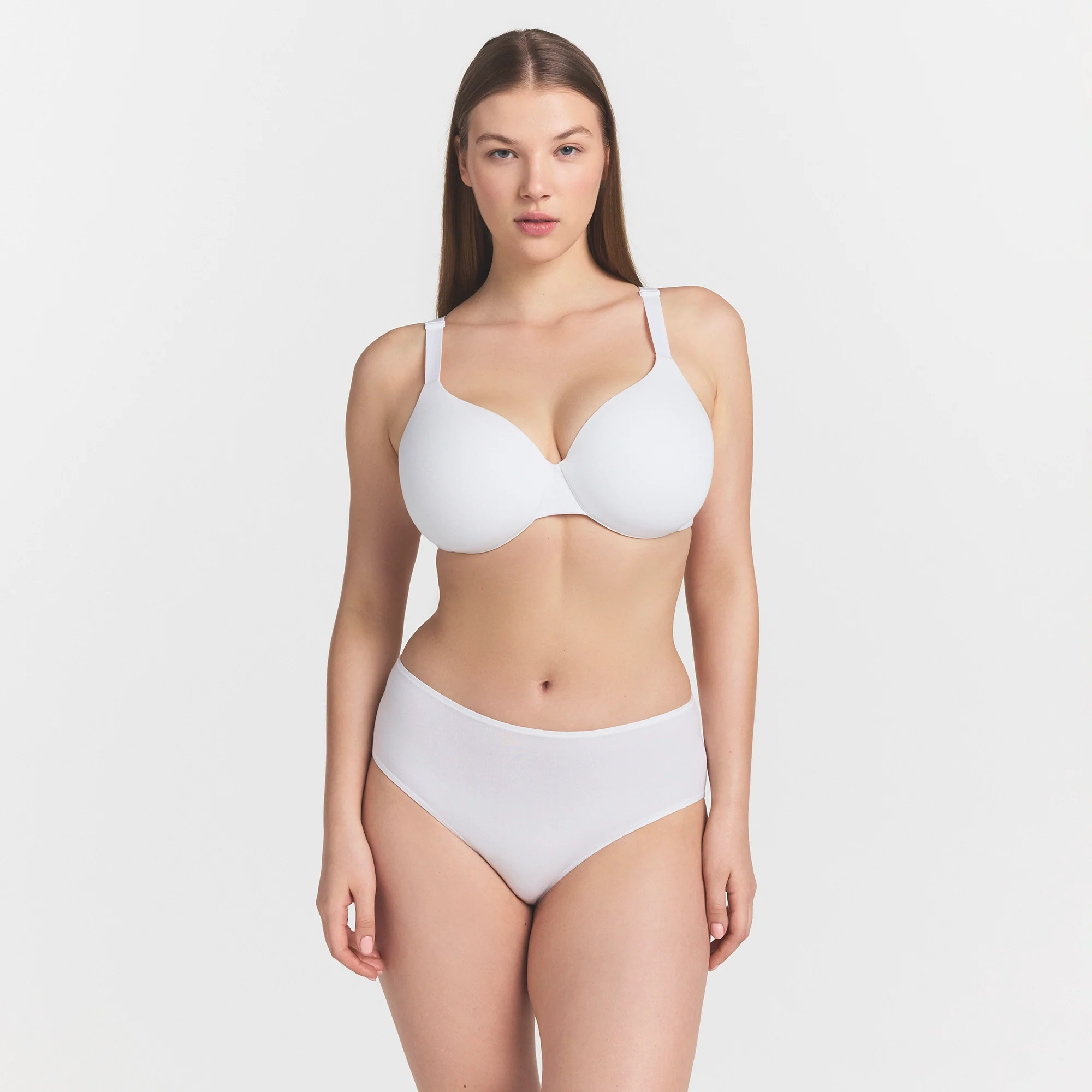 EVERYDAY COTTON FULL COVERAGE BRA | SNOW - Image 3