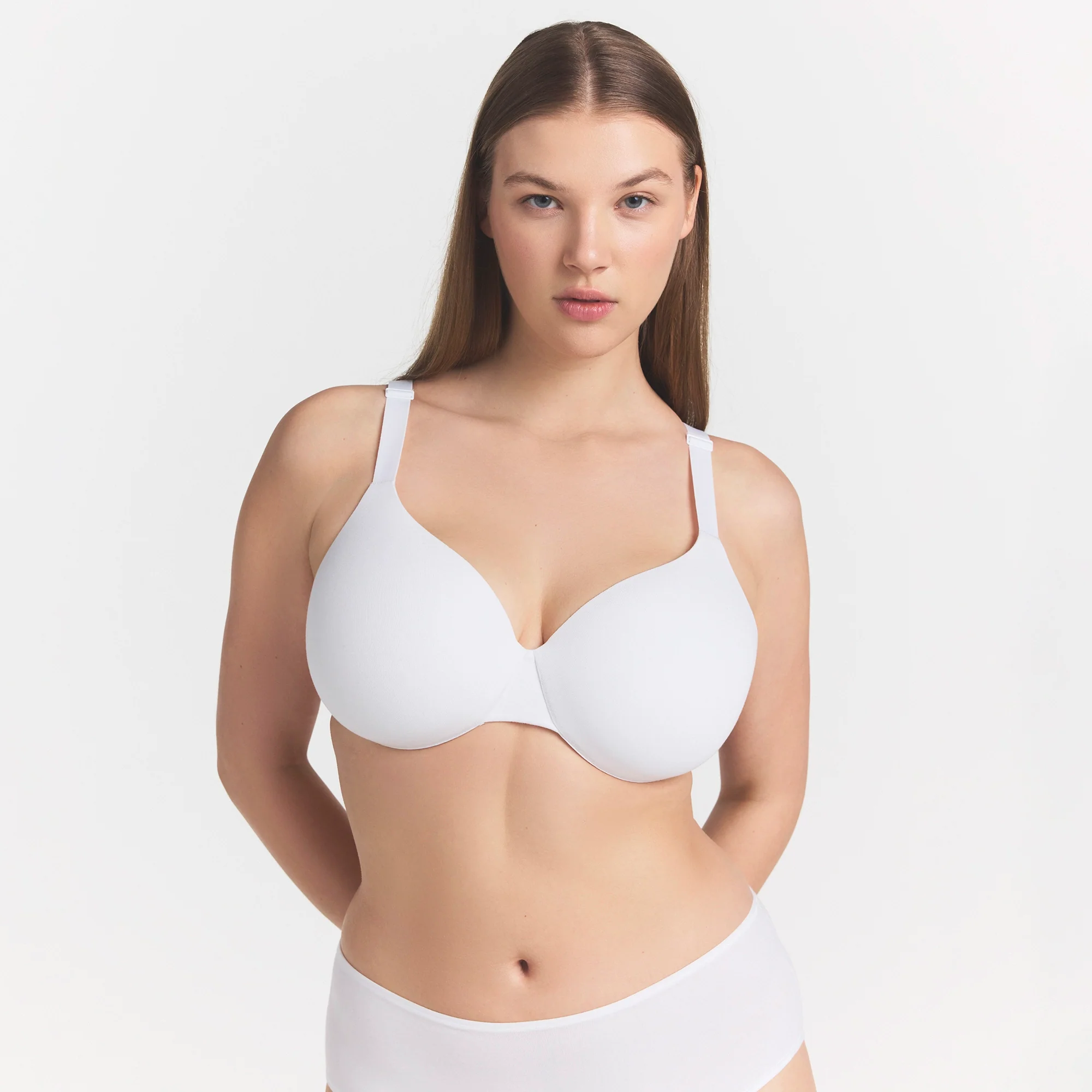 EVERYDAY COTTON FULL COVERAGE BRA | SNOW - Image 4