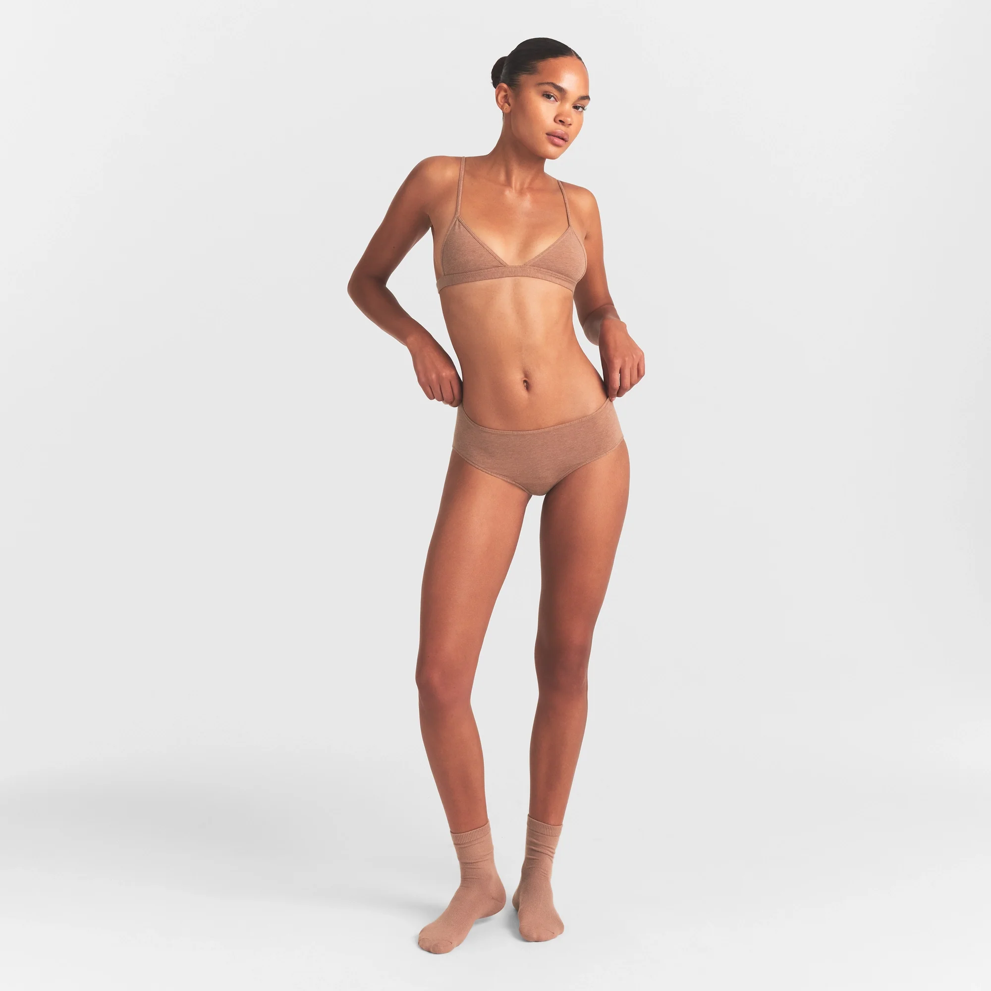 EVERYDAY COTTON HIPSTER | SIENNA HEATHER - Image 2