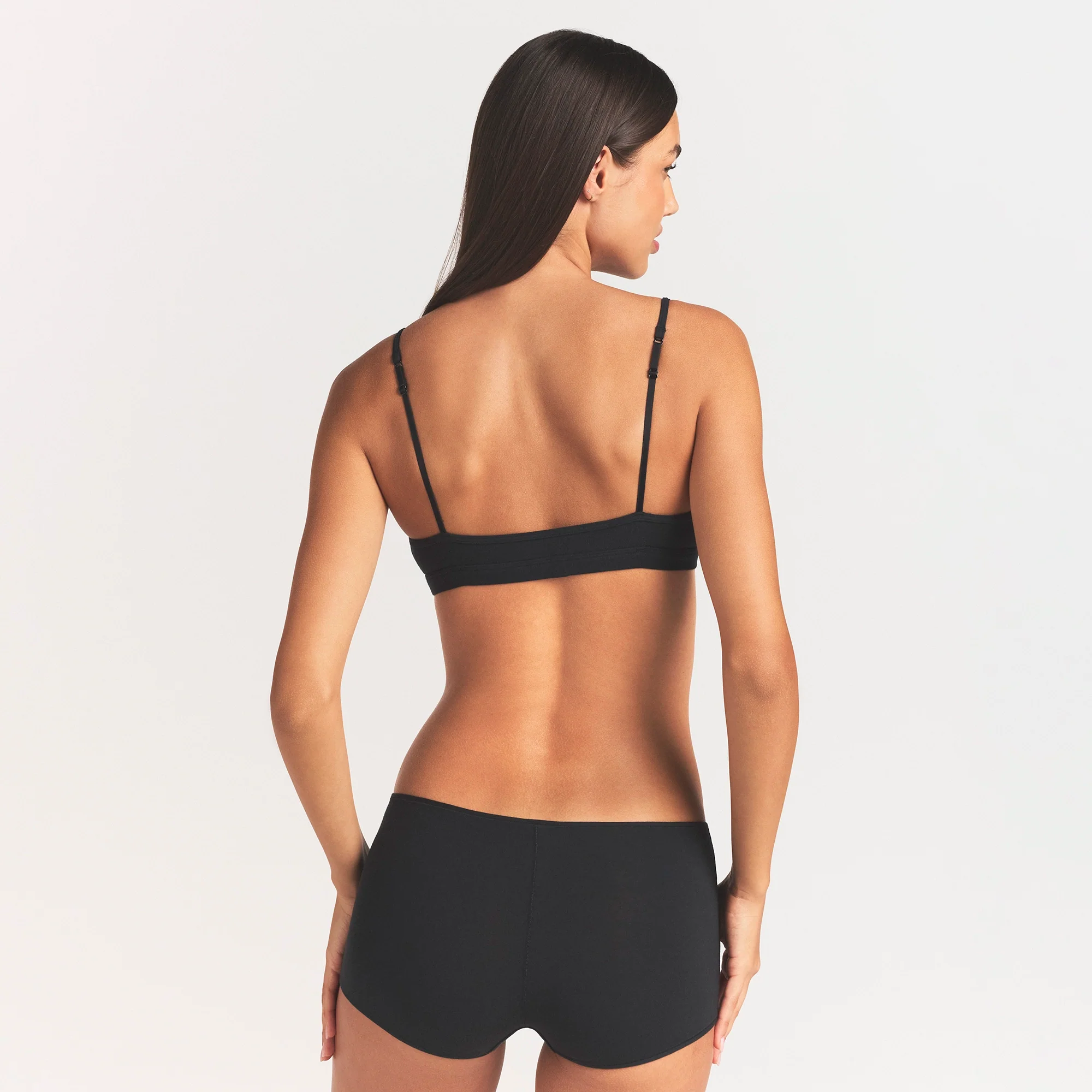 EVERYDAY COTTON SCOOP BRALETTE | ONYX - Image 4