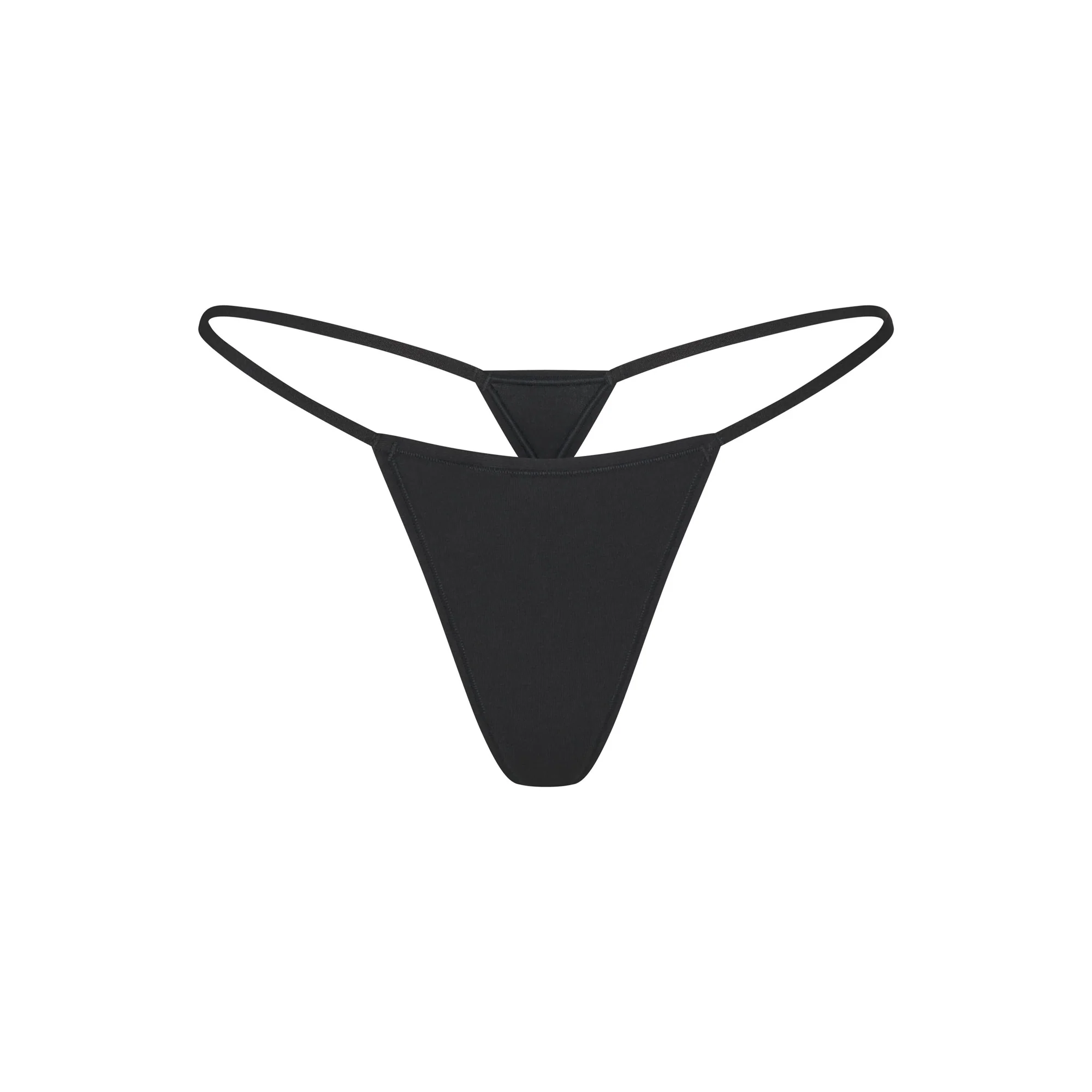 EVERYDAY COTTON STRING THONG | ONYX