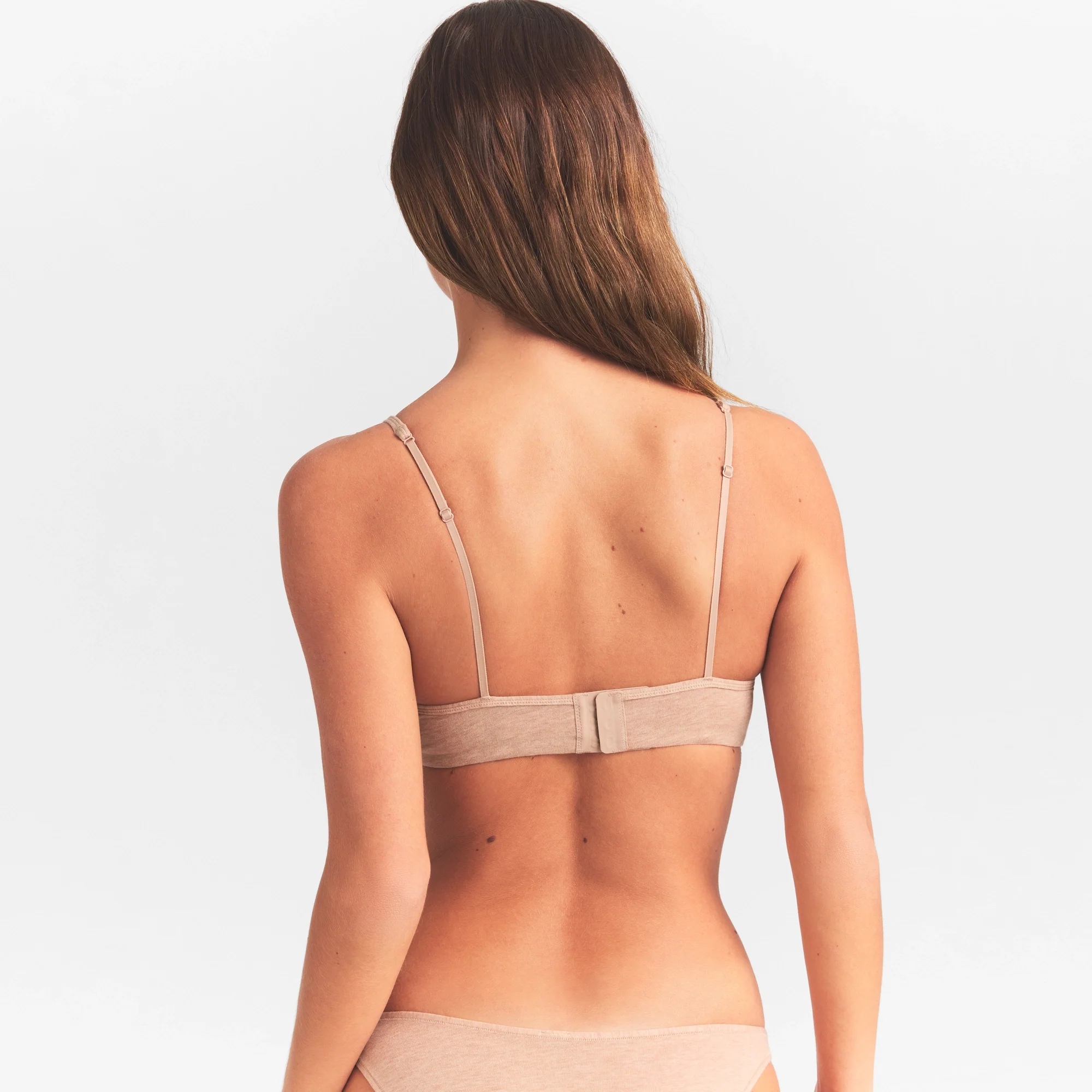EVERYDAY COTTON T-SHIRT BRA | CLAY HEATHER - Image 5