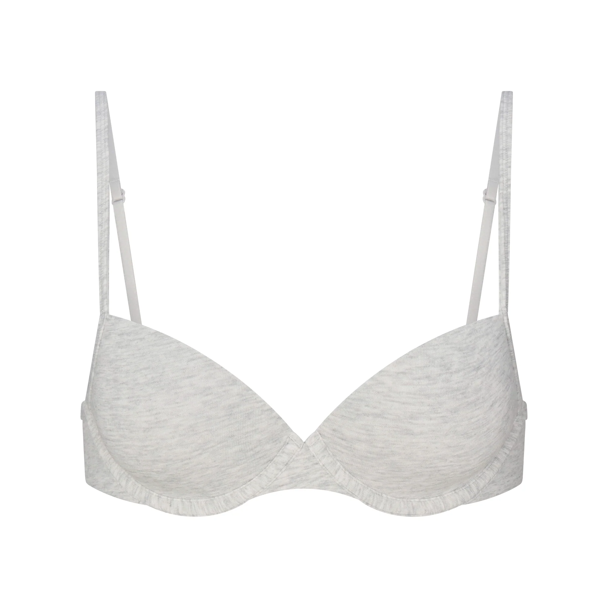 EVERYDAY COTTON T-SHIRT BRA | LIGHT HEATHER GREY
