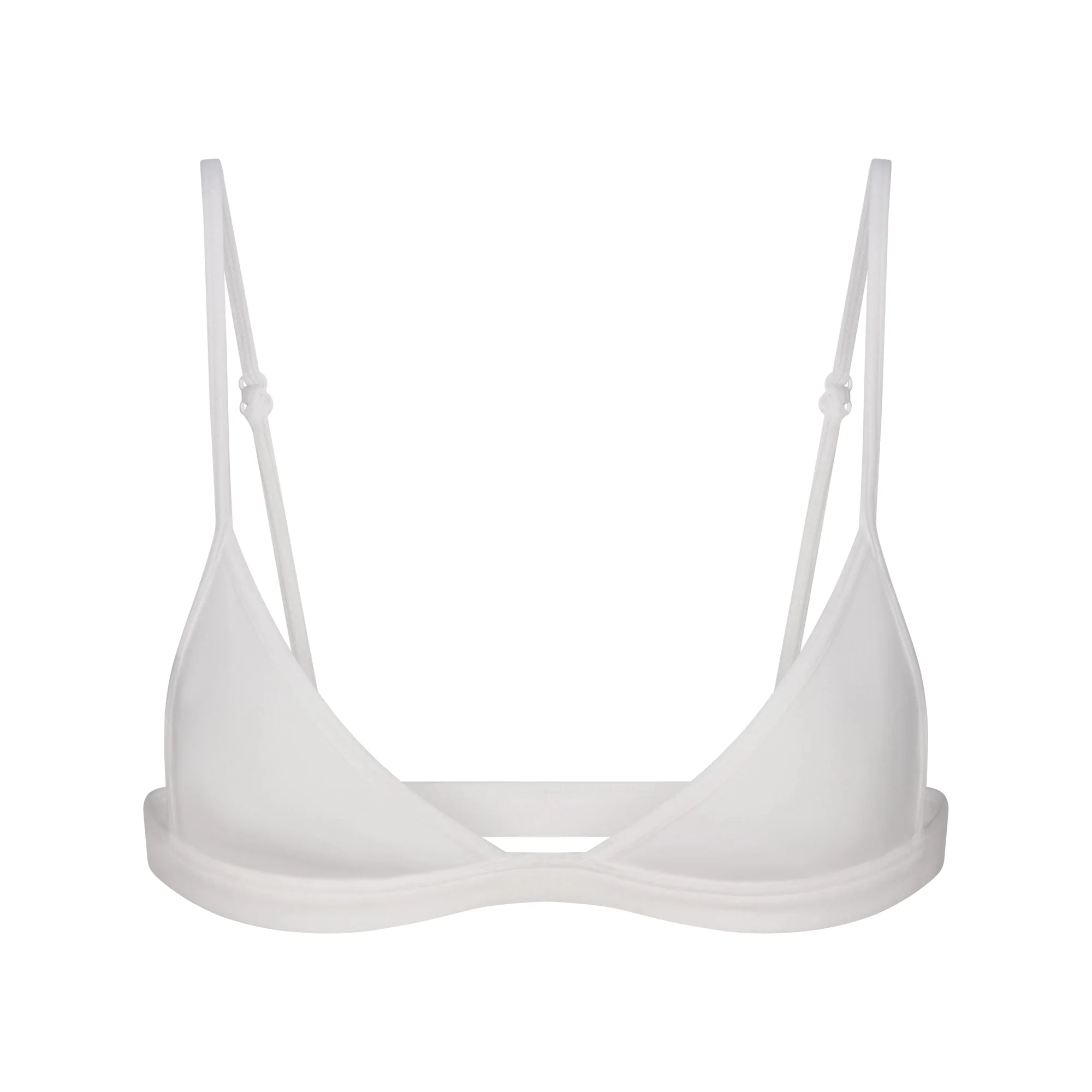 EVERYDAY COTTON TRIANGLE BRALETTE | SNOW
