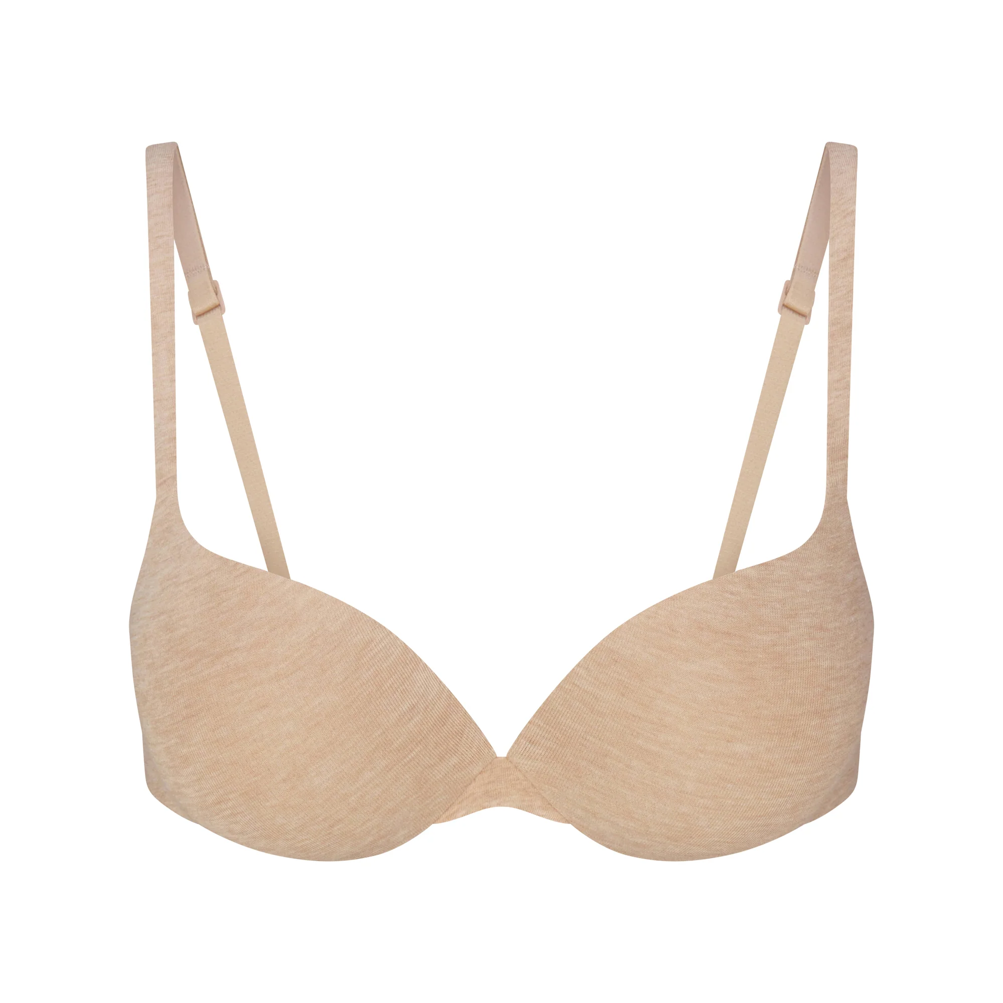 EVERYDAY COTTON ULTIMATE TEARDROP PUSH-UP BRA | CLAY HEATHER