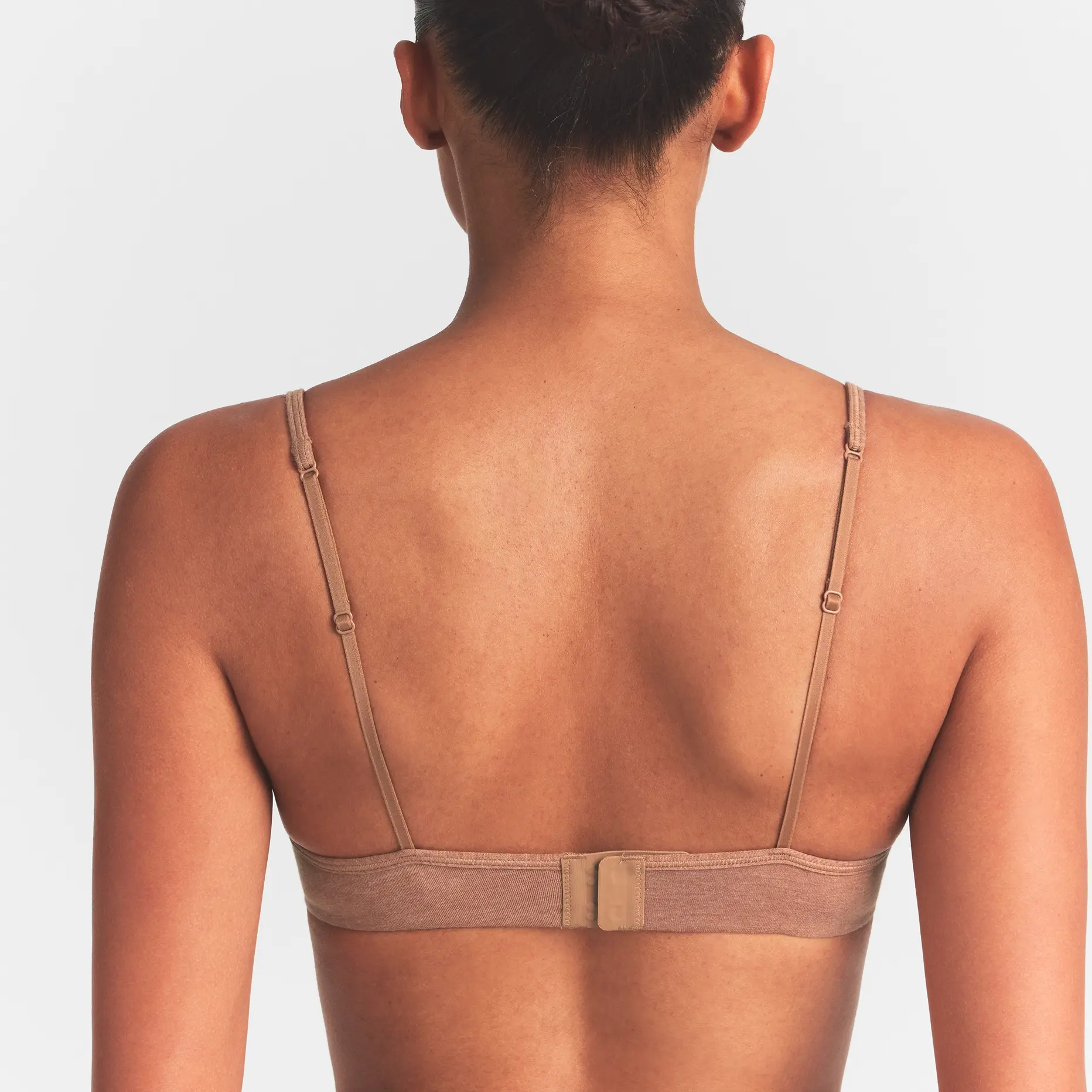 EVERYDAY COTTON UNLINED DEMI BRA | SIENNA HEATHER - Image 4
