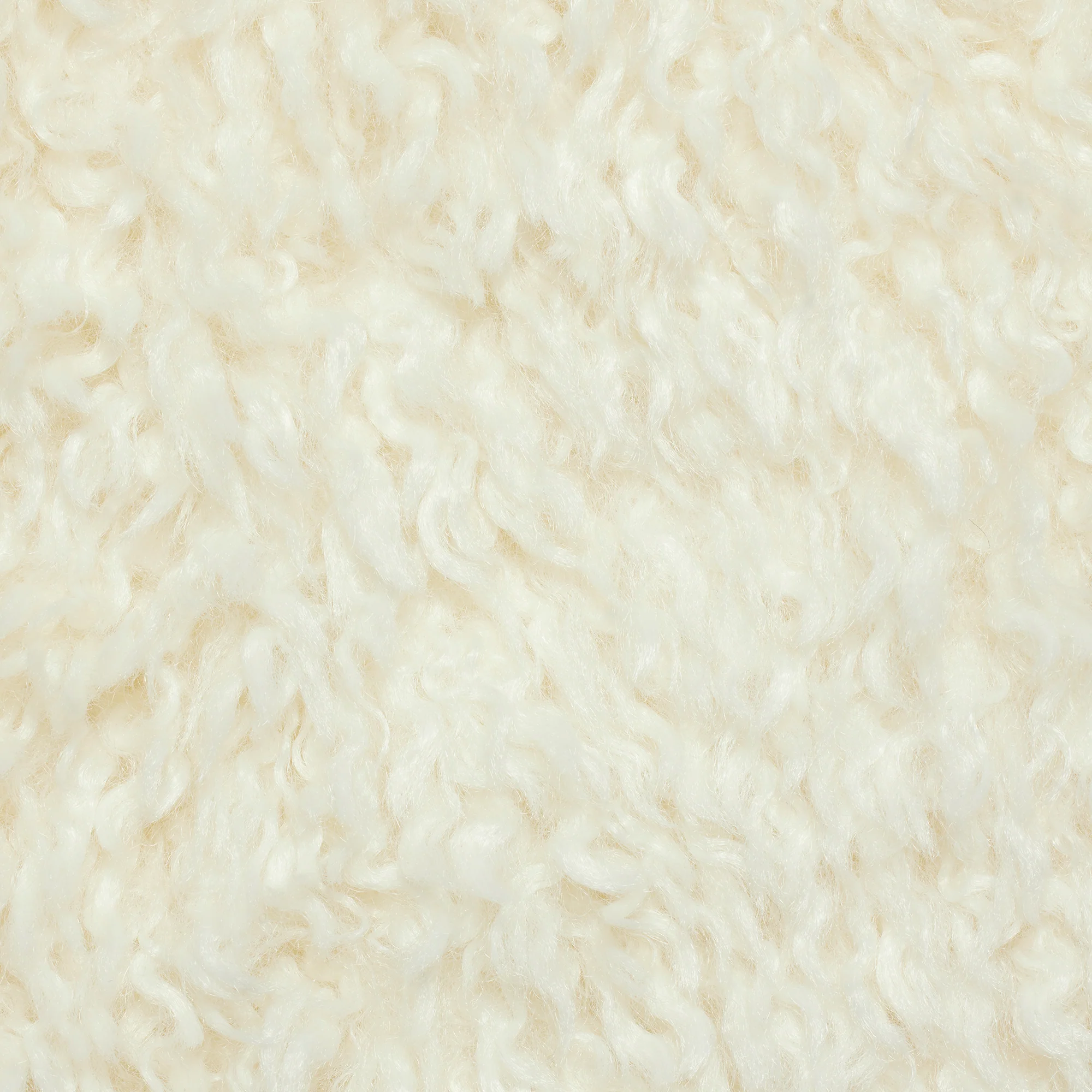 FAUX FUR HOODIE | EGRET - Image 6