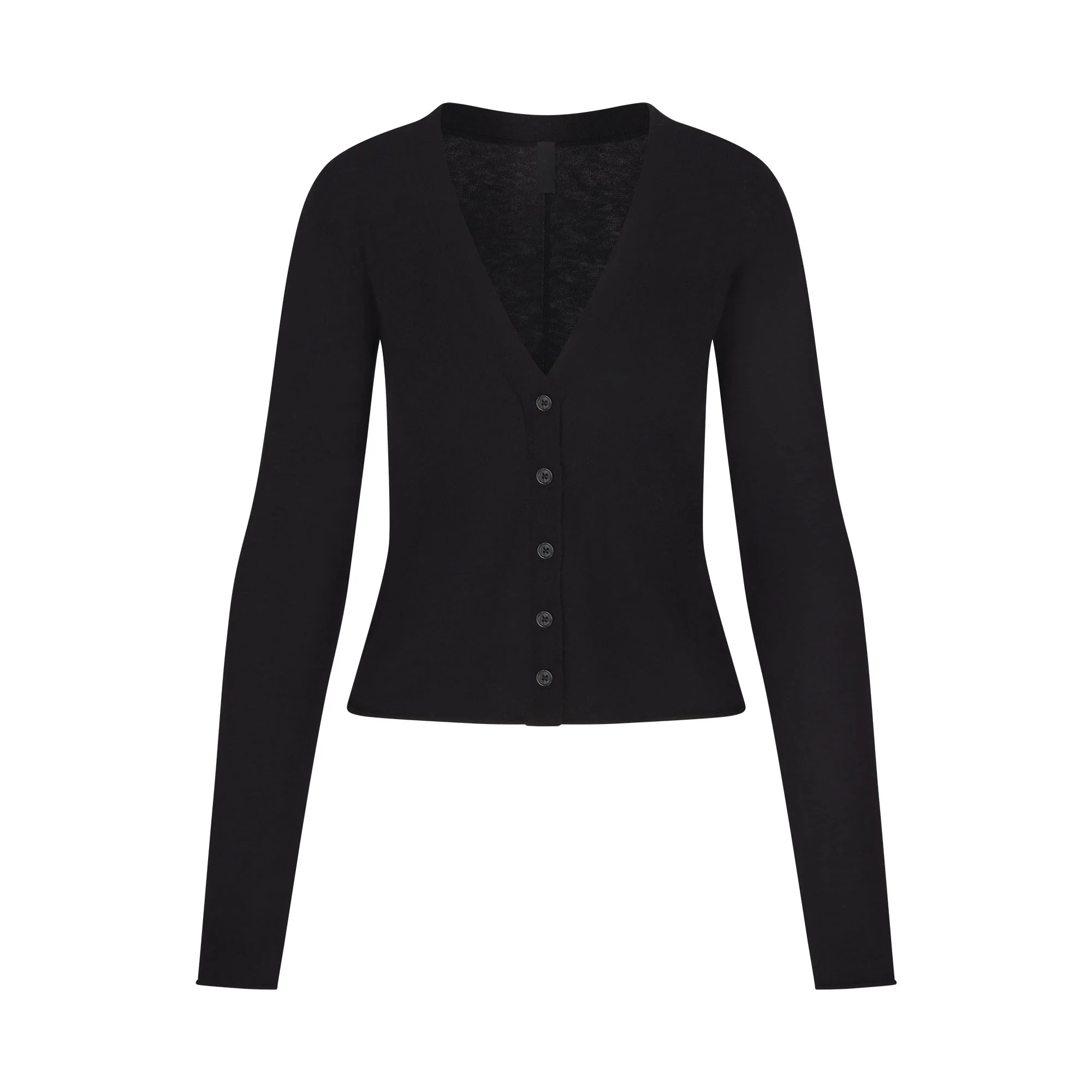 FEATHERWEIGHT CASHMERE CARDIGAN | ONYX