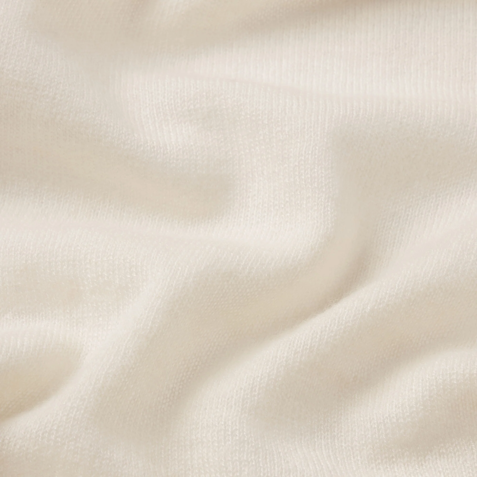 FEATHERWEIGHT CASHMERE LONG SLEEVE TOP | EGRET - Image 6