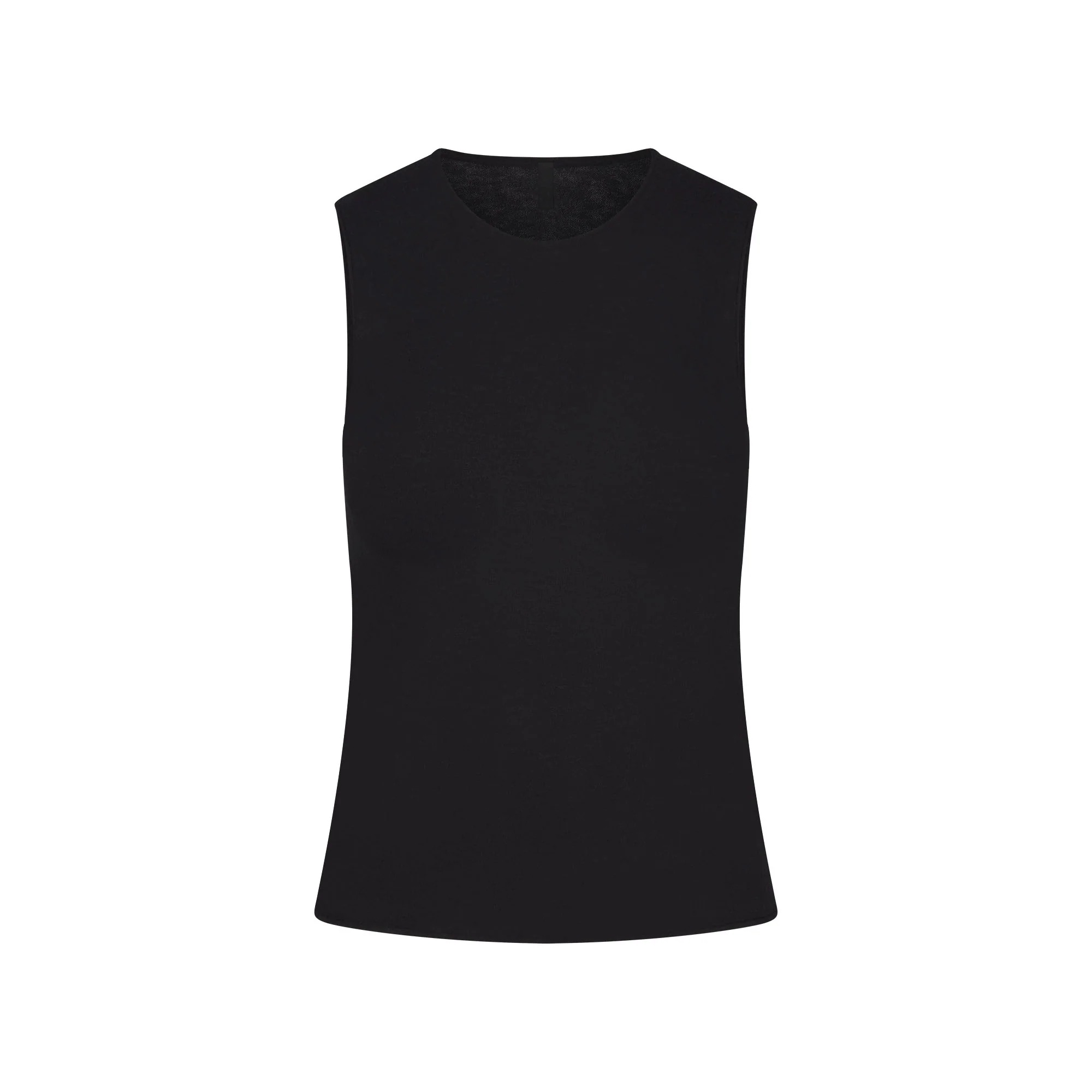 FEATHERWEIGHT CASHMERE SLEEVELESS TOP | ONYX