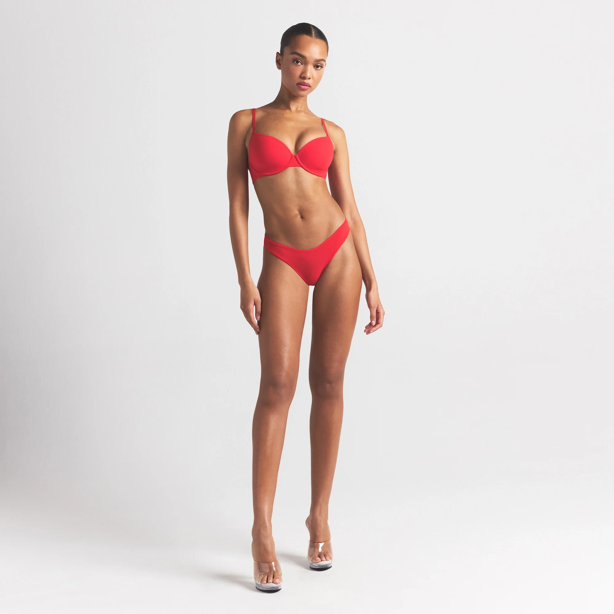 FITS EVERYBODY DIPPED FRONT THONG | CHERRY - Image 2