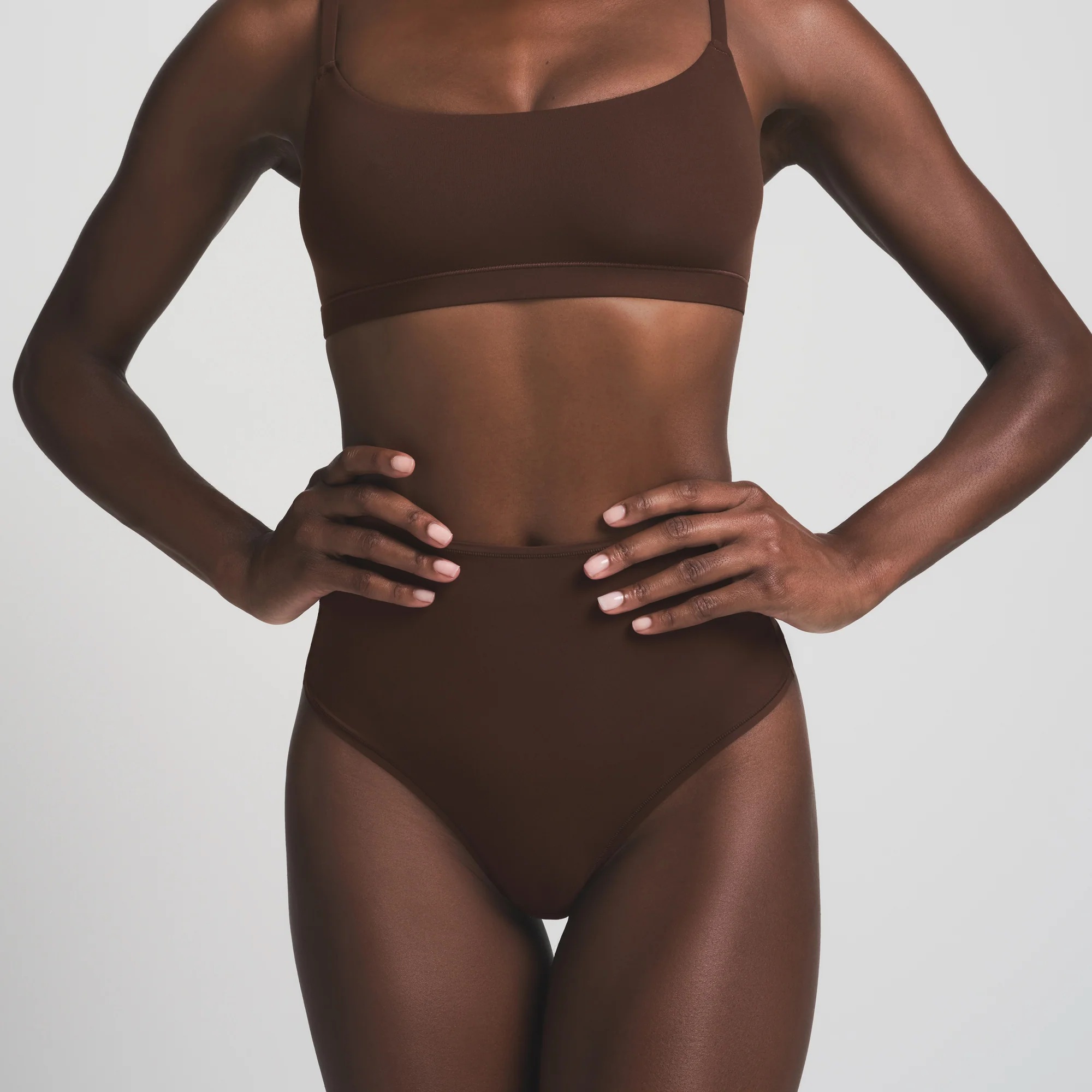 FITS EVERYBODY HIGH-WAISTED THONG | COCOA - Image 3