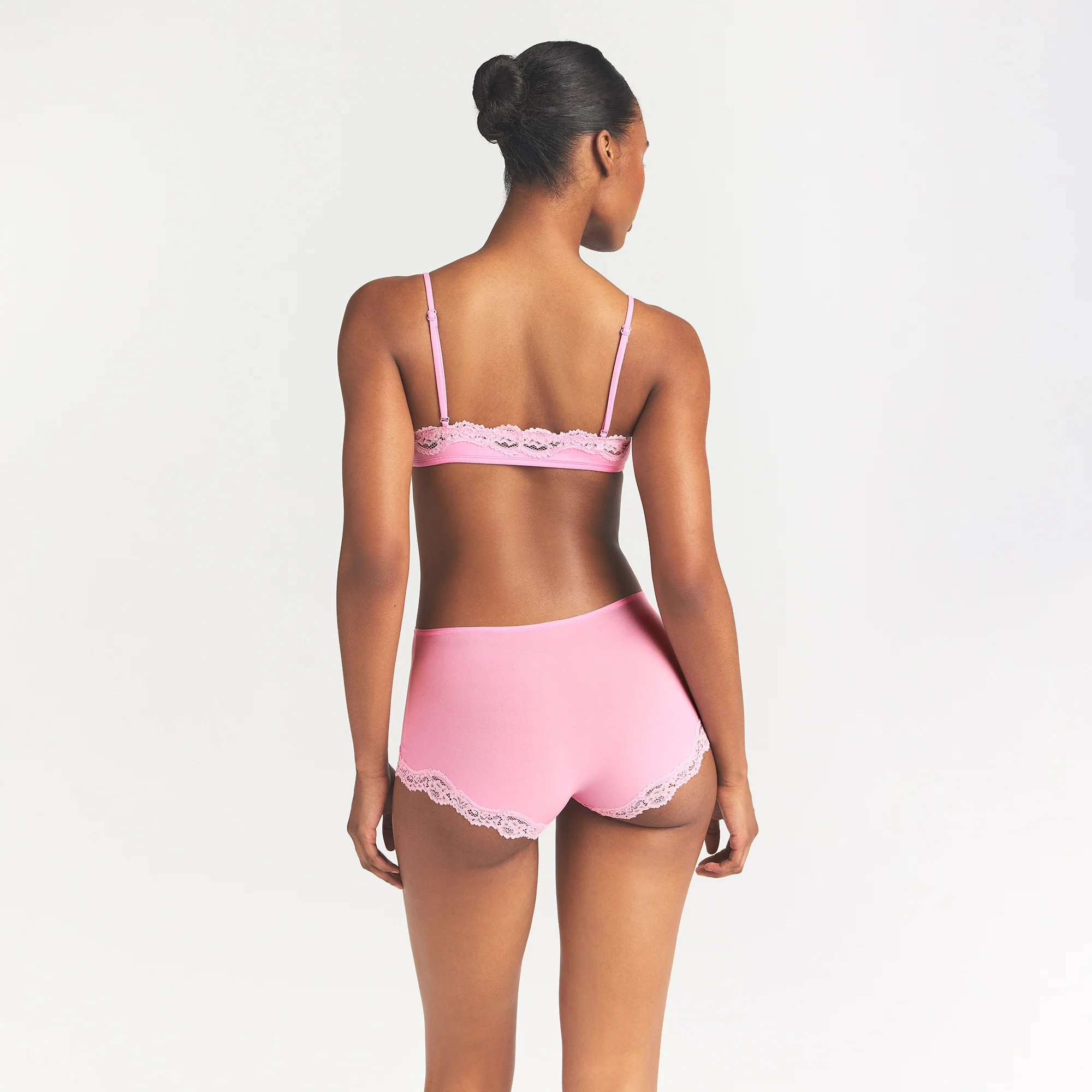FITS EVERYBODY LACE BOY SHORT | BUBBLE GUM TONAL - Image 5
