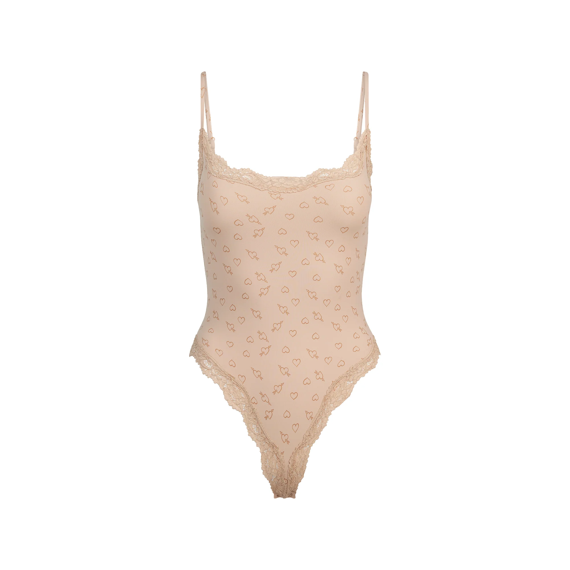FITS EVERYBODY LACE CAMI BODYSUIT | MICA SKETCHED HEARTS