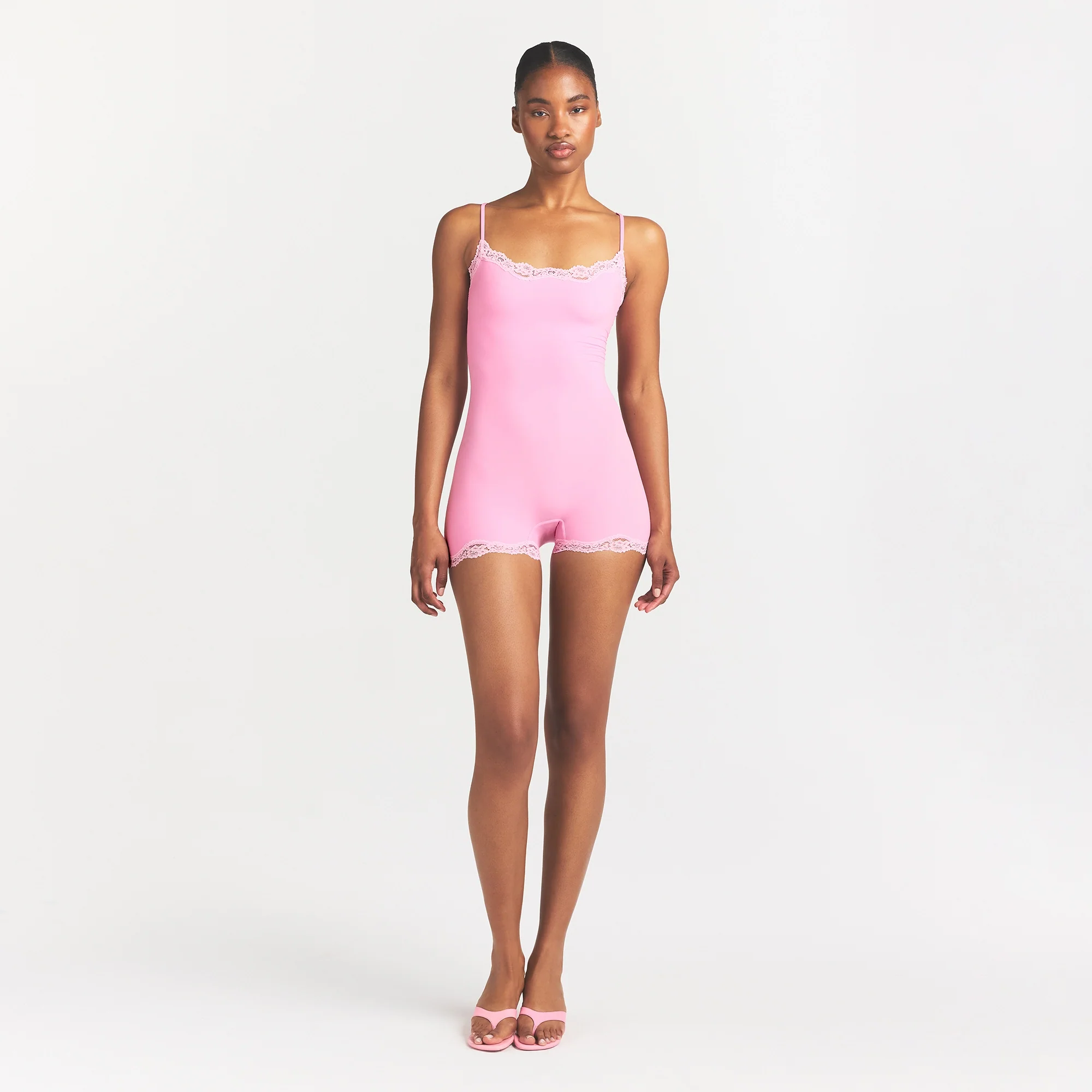 FITS EVERYBODY LACE ONESIE | BUBBLE GUM TONAL - Image 3