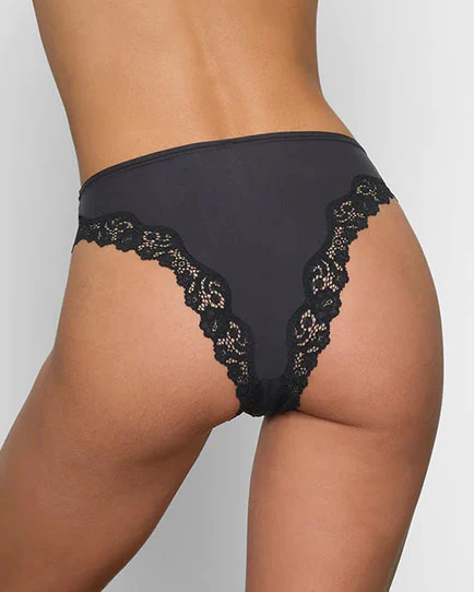 FITS EVERYBODY LACE TANGA | ONYX - Image 6