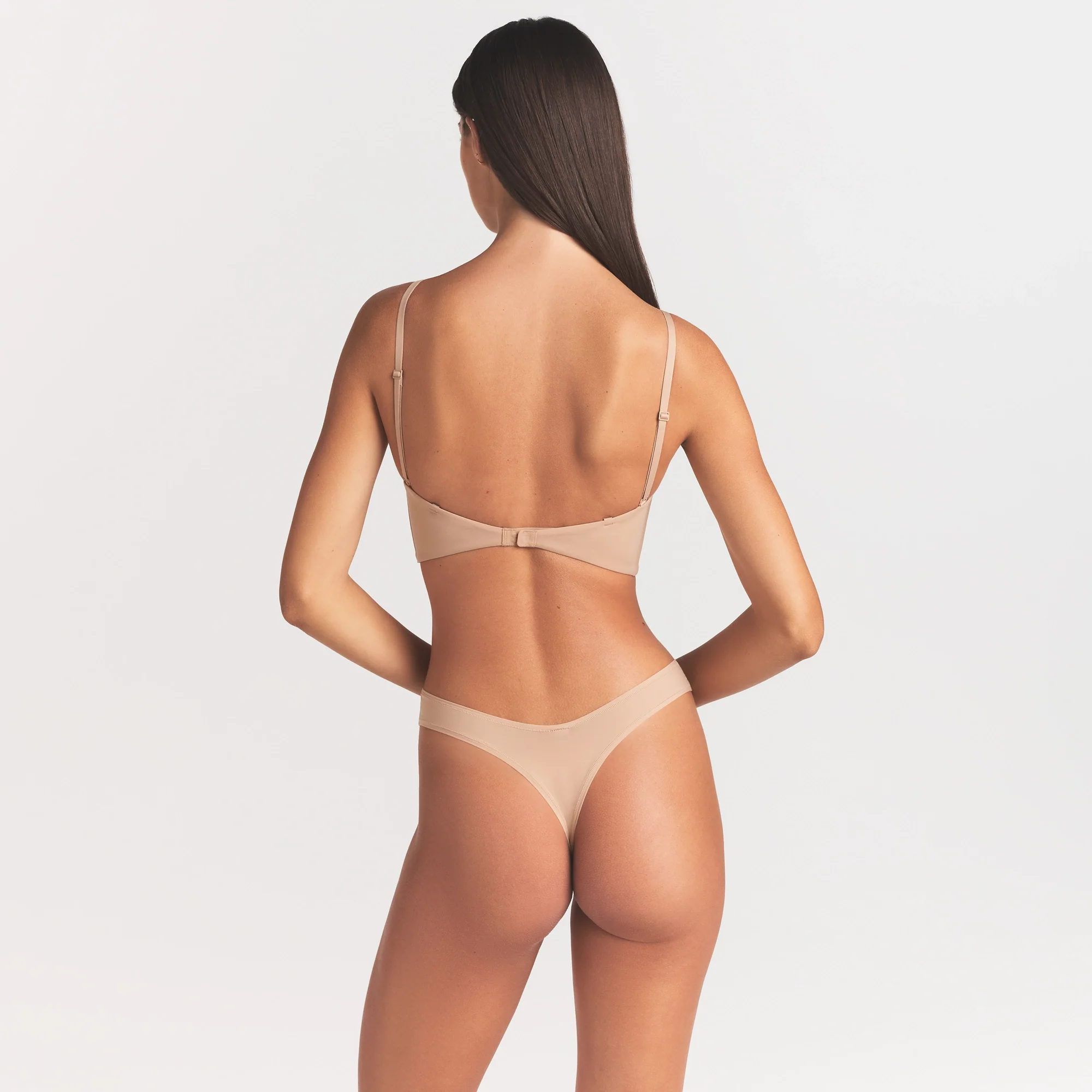 FITS EVERYBODY LOW BACK LONGLINE BRA | CLAY - Image 6