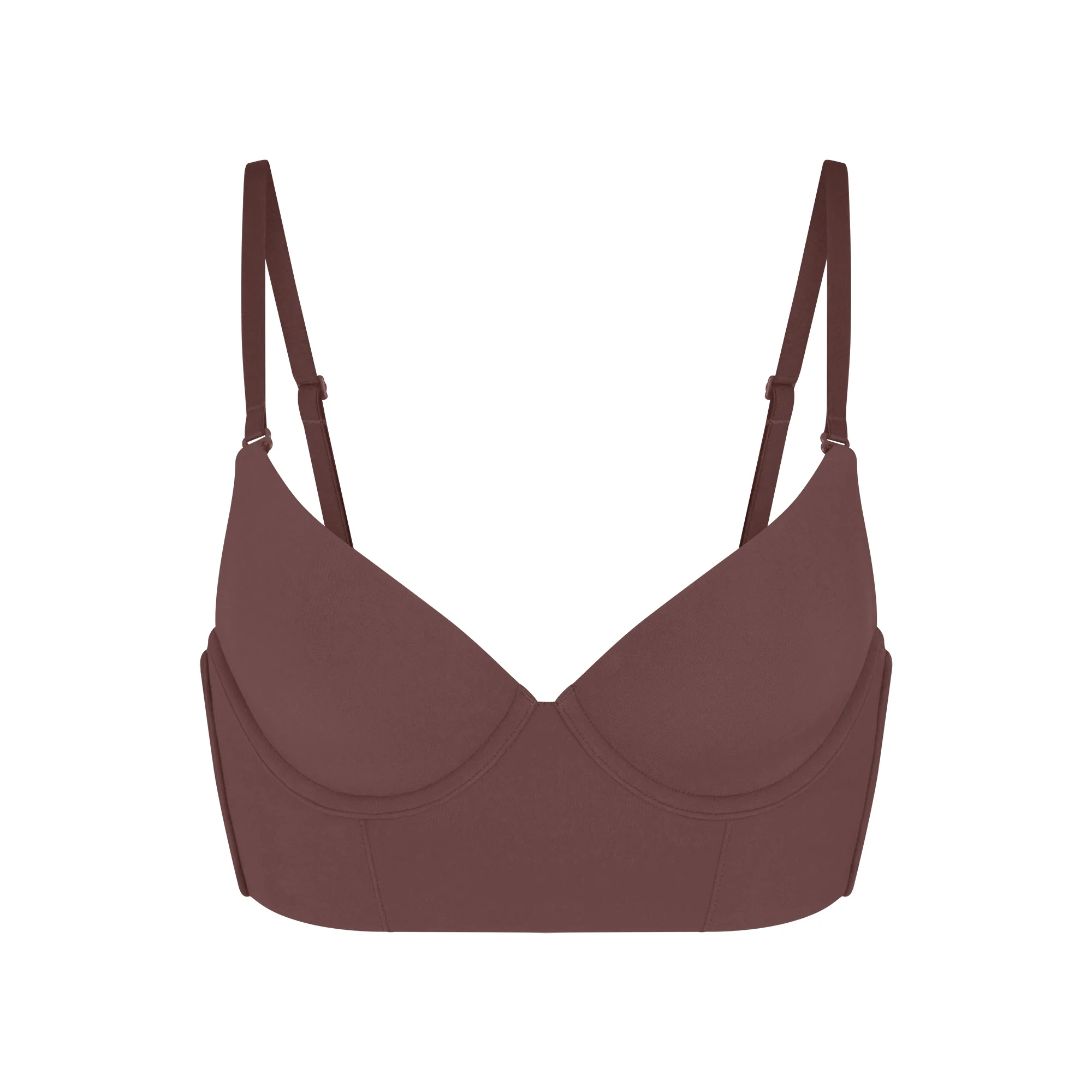 FITS EVERYBODY LOW BACK LONGLINE BRA | COCOA
