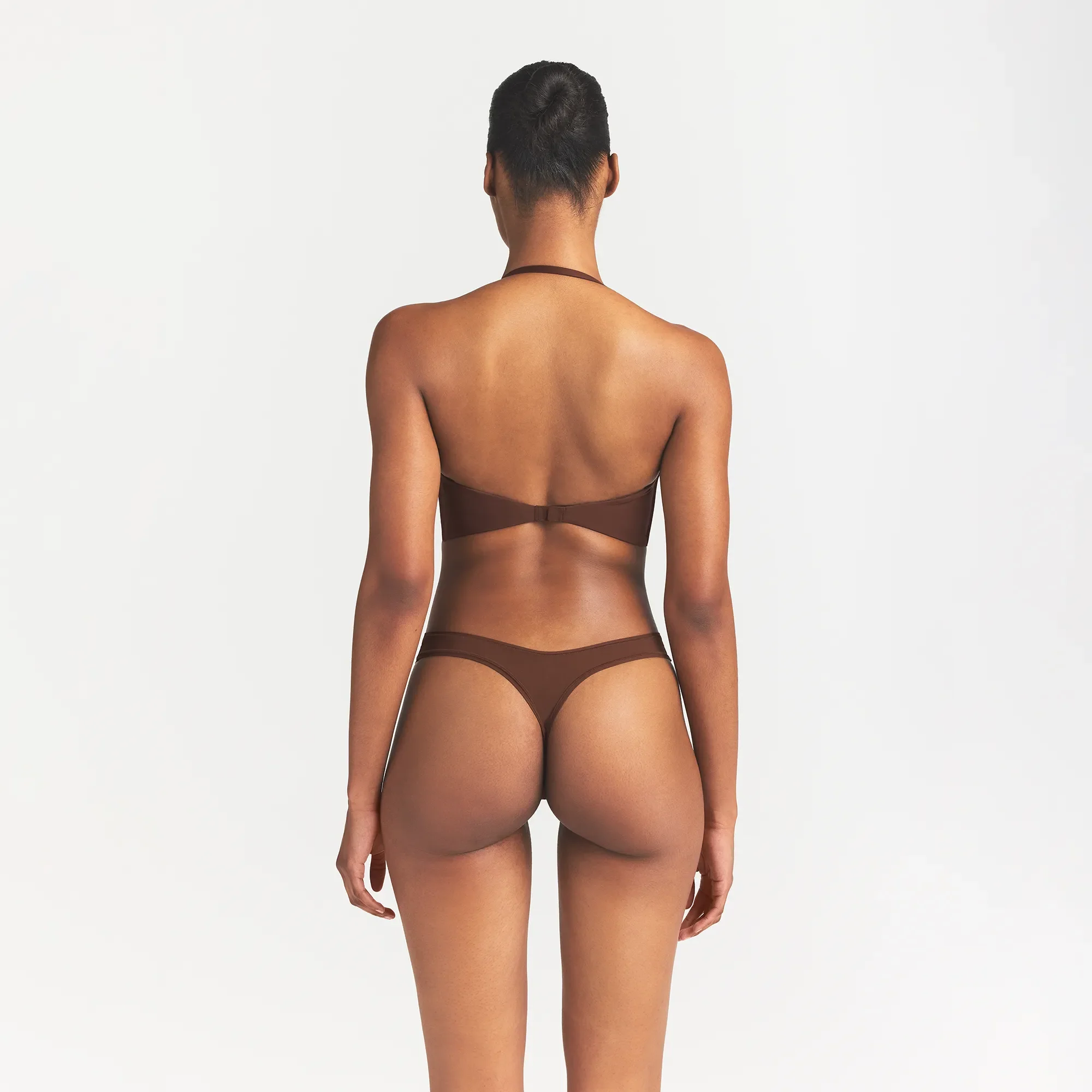 FITS EVERYBODY LOW BACK LONGLINE BRA | COCOA - Image 6