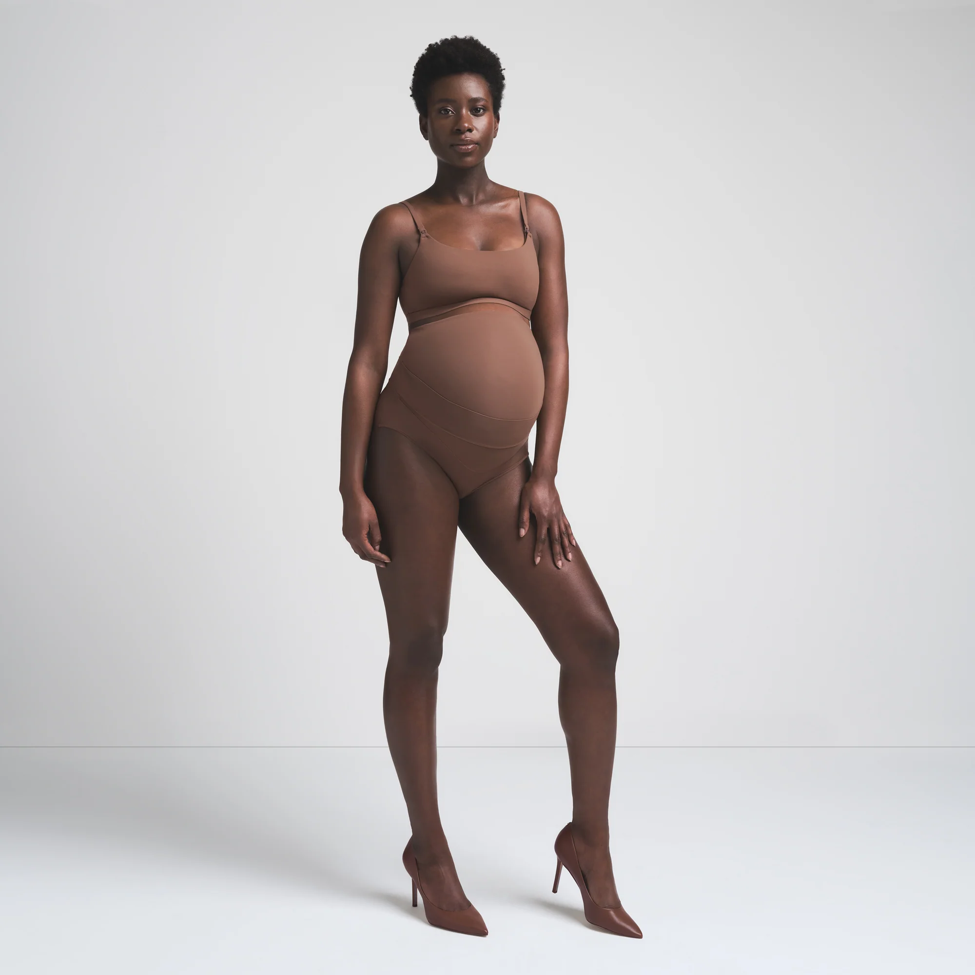 FITS EVERYBODY MATERNITY BANDED HIGH-WAISTED BRIEF | JASPER - Image 2