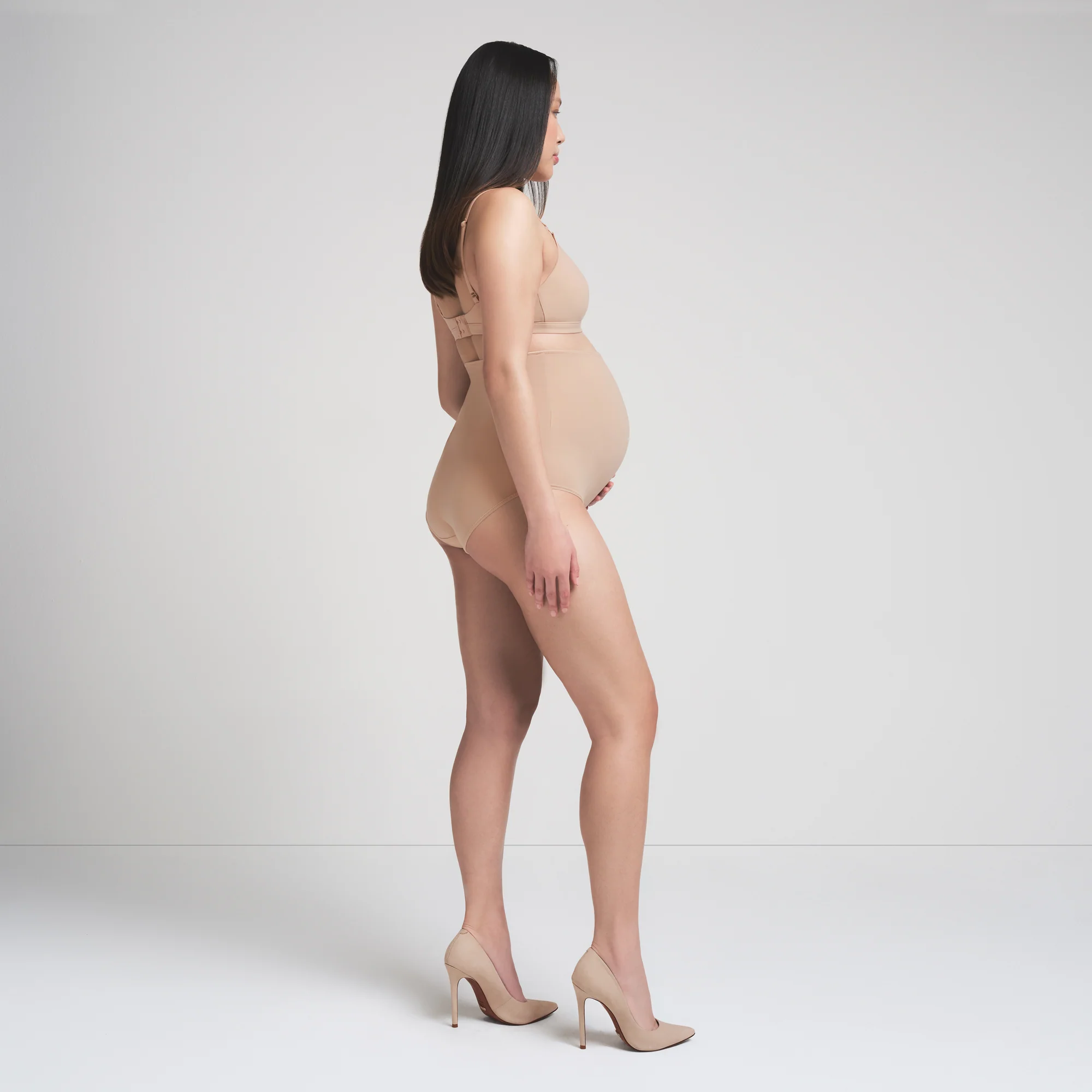 FITS EVERYBODY MATERNITY HIGH-WAISTED BRIEF | CLAY - Image 5