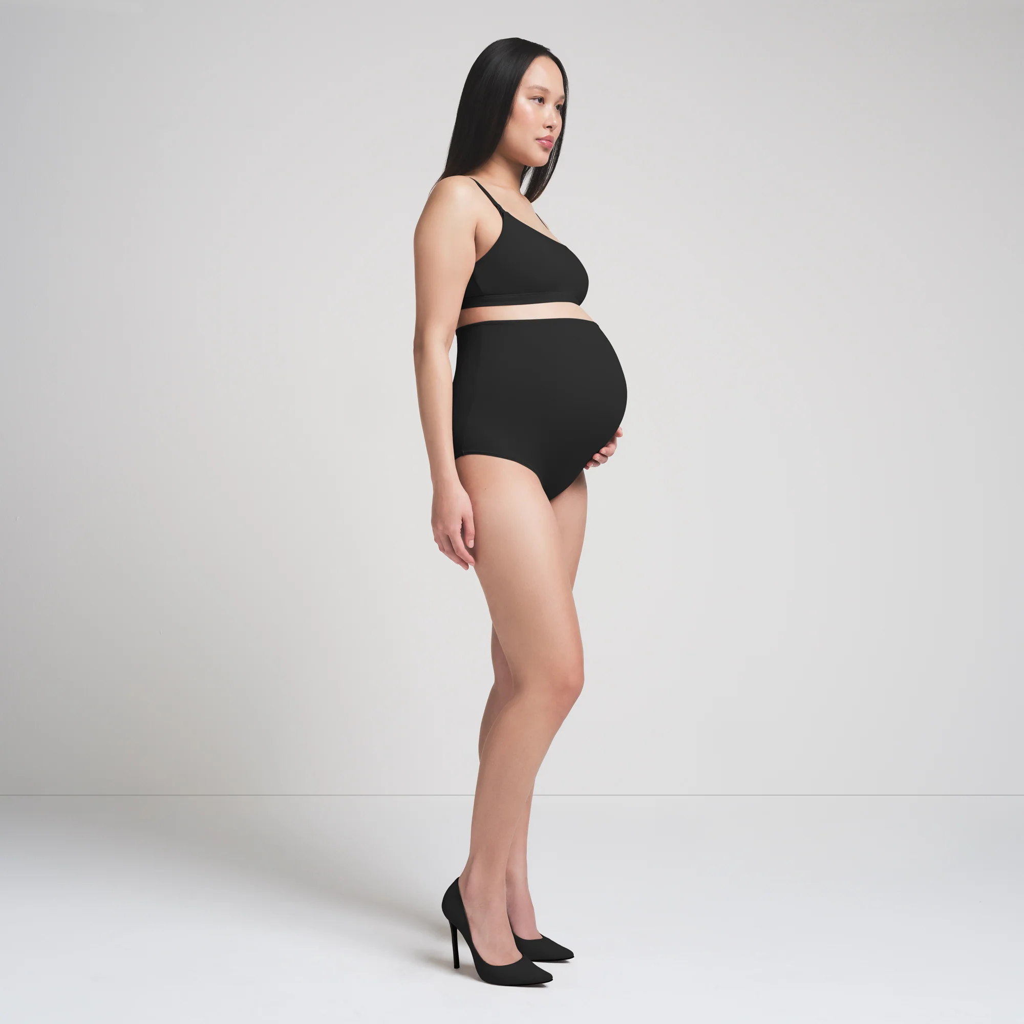 FITS EVERYBODY MATERNITY HIGH-WAISTED BRIEF | ONYX - Image 4