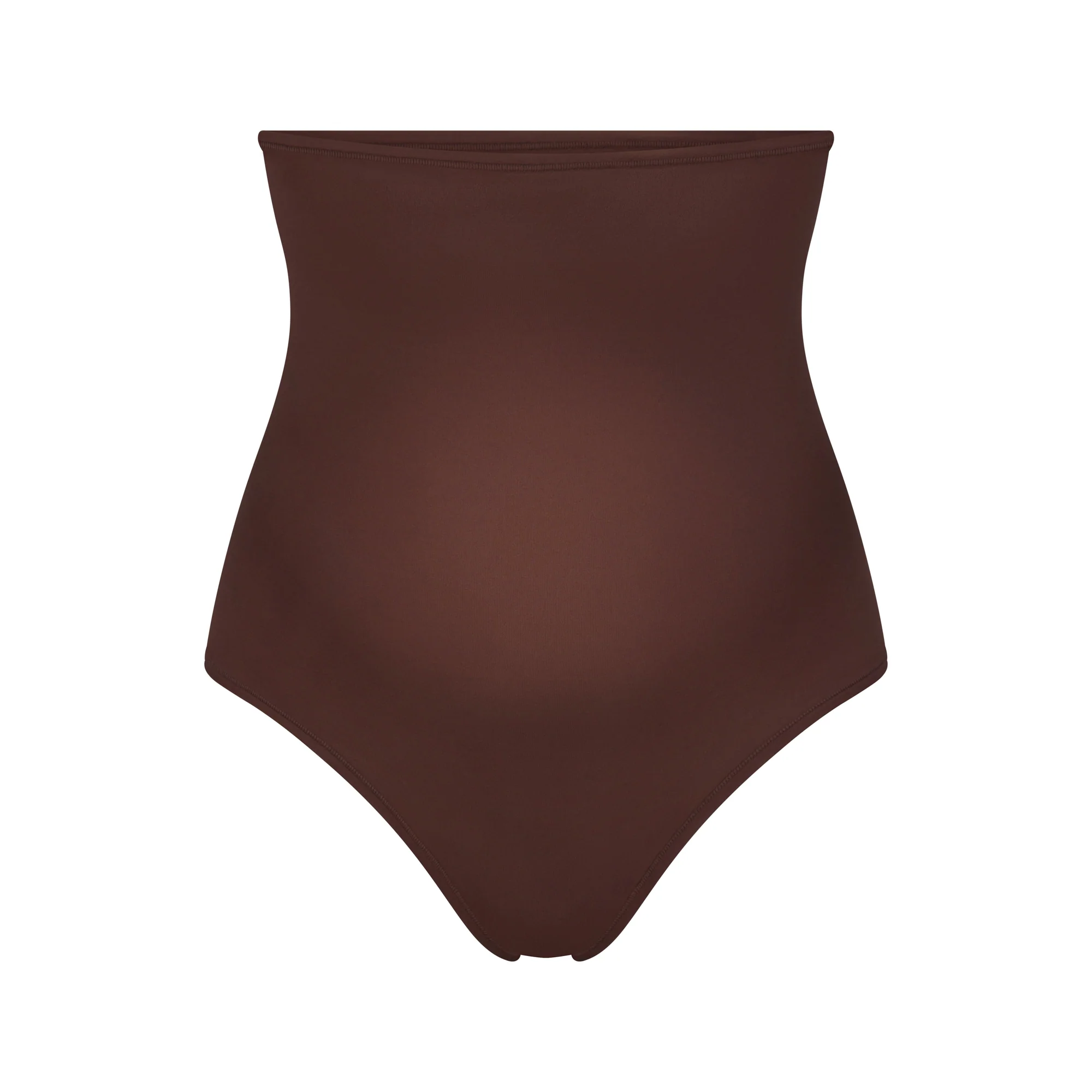 FITS EVERYBODY MATERNITY HIGH-WAISTED THONG | COCOA