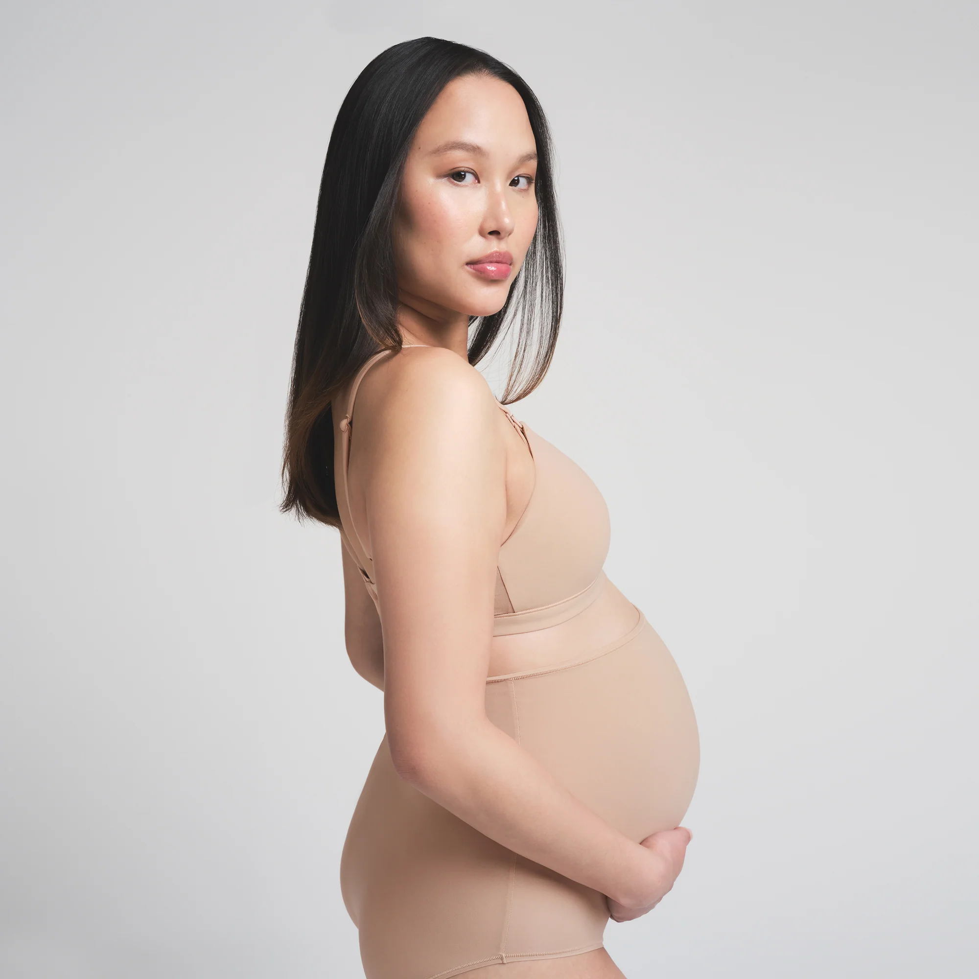 FITS EVERYBODY MATERNITY NURSING SCOOP BRALETTE | CLAY - Image 4