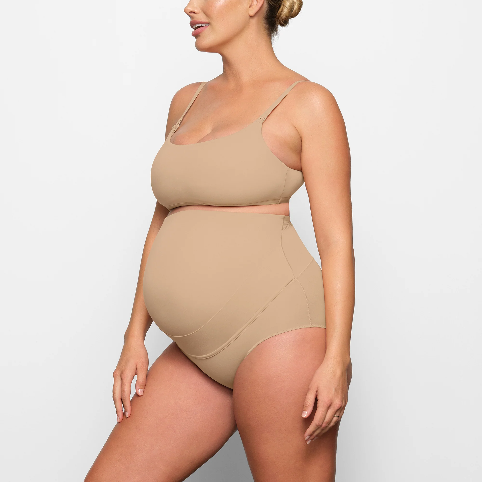 FITS EVERYBODY MATERNITY PUMPING SCOOP BRALETTE | CLAY - Image 3