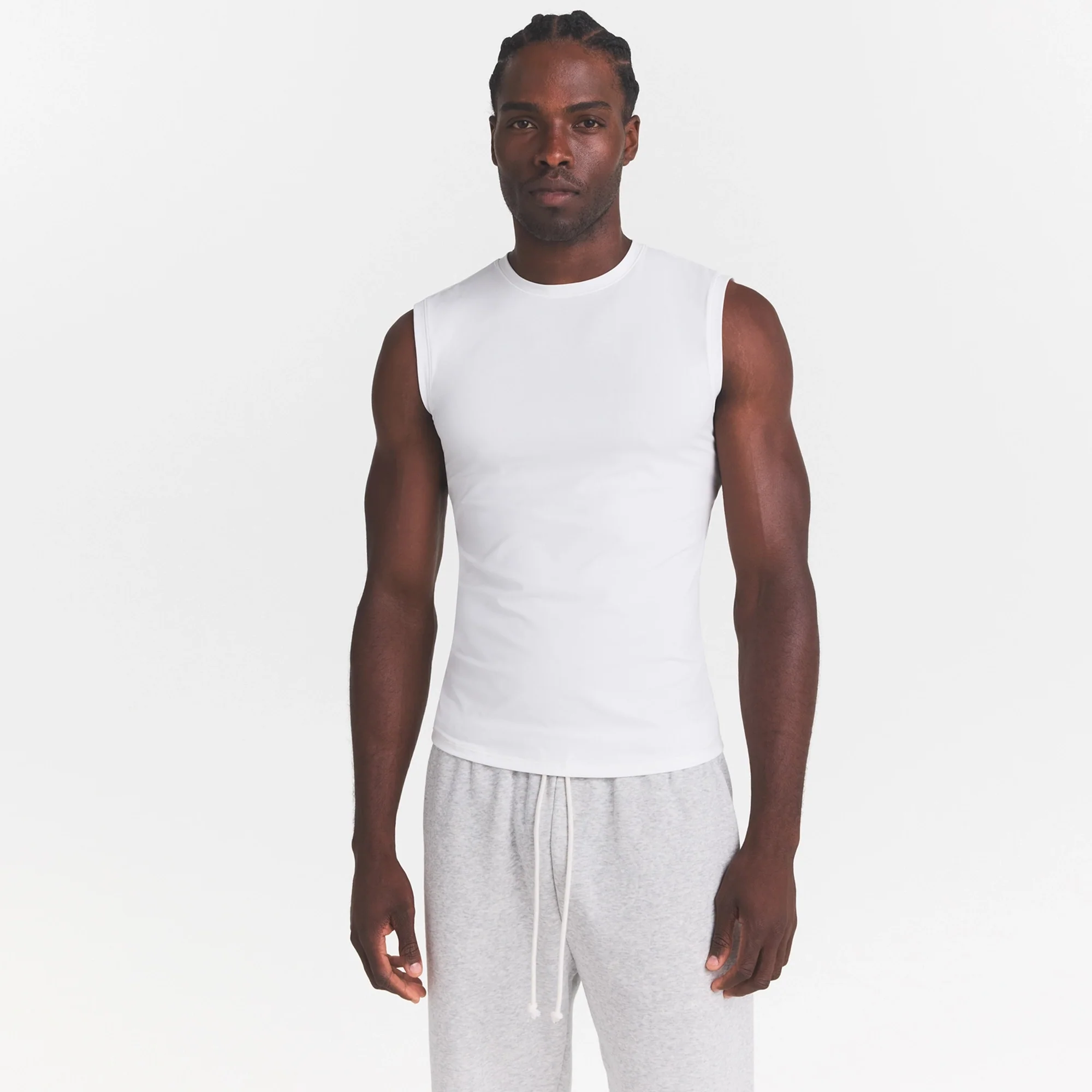 FITS EVERYBODY MENS SLIM TANK | MARBLE - Image 2