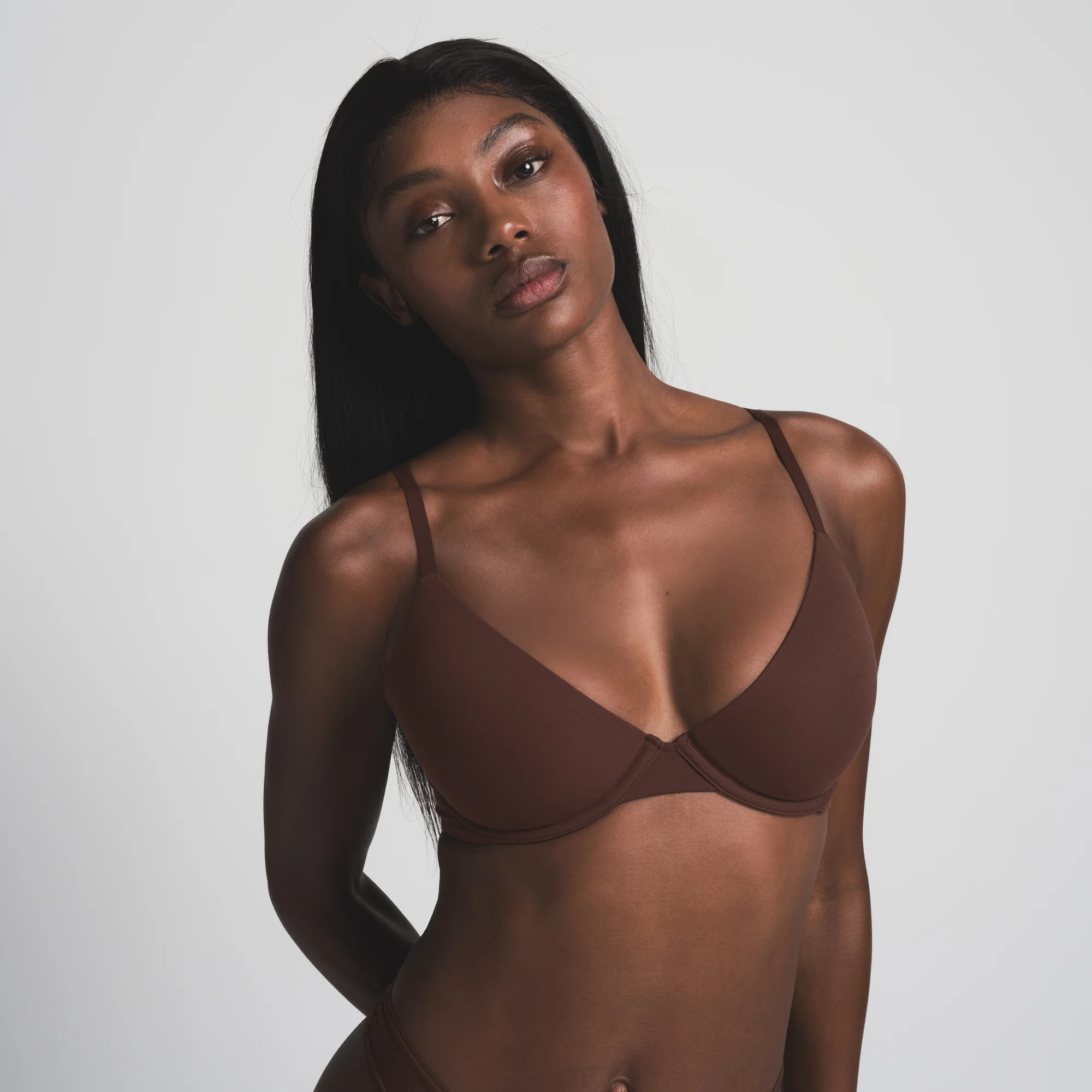 FITS EVERYBODY PLUNGE BRA | COCOA - Image 4