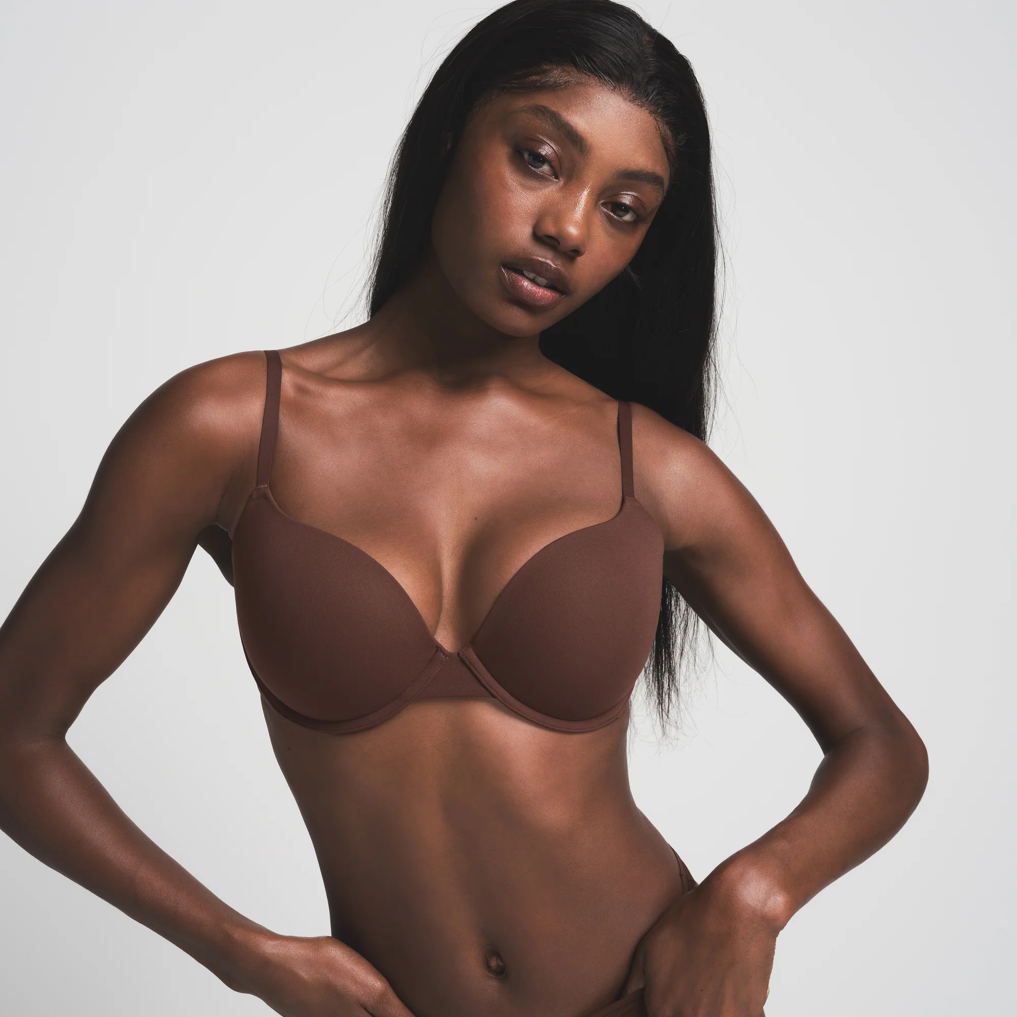 FITS EVERYBODY PUSH-UP BRA | COCOA - Image 8
