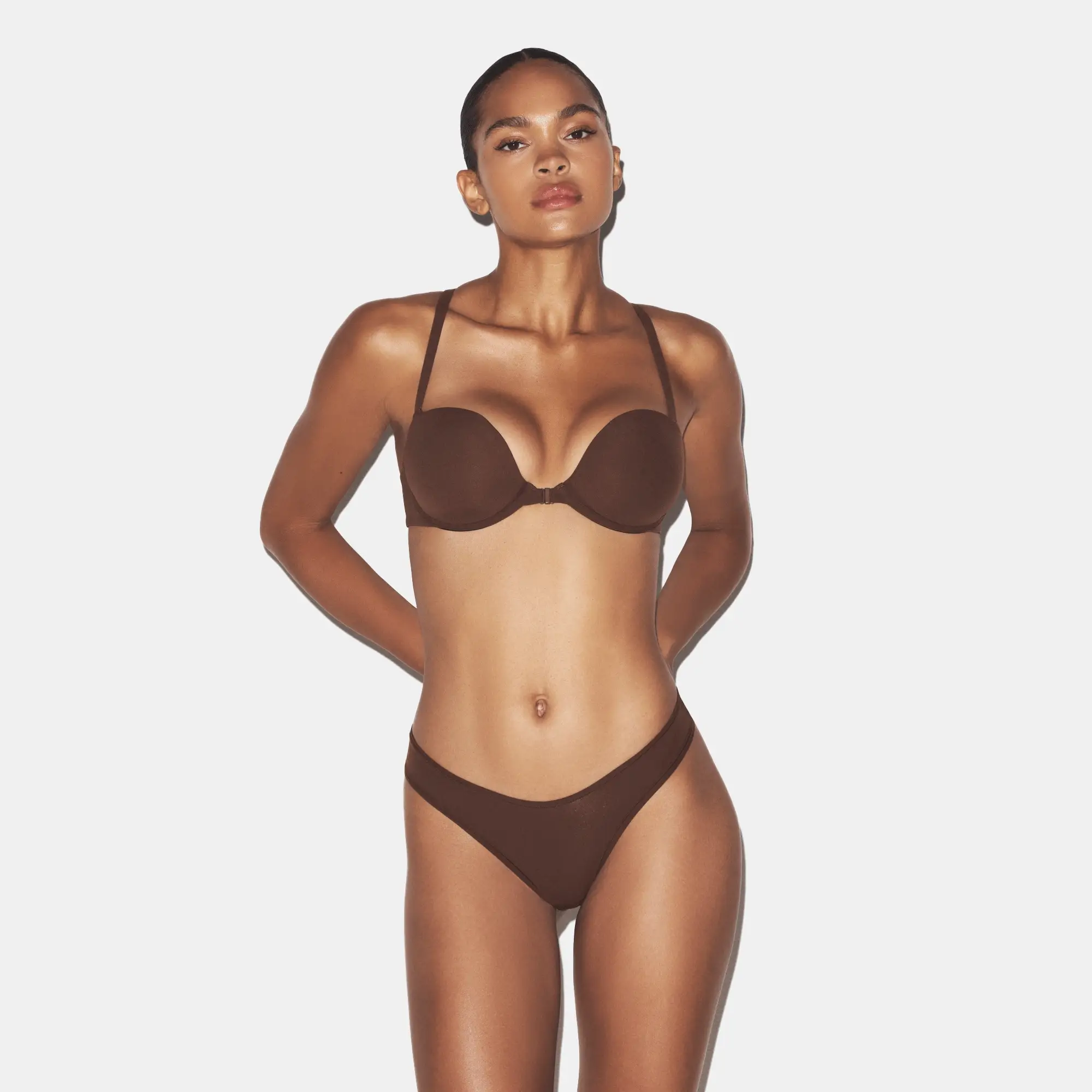 FITS EVERYBODY RACERBACK DEMI BRA | COCOA - Image 3