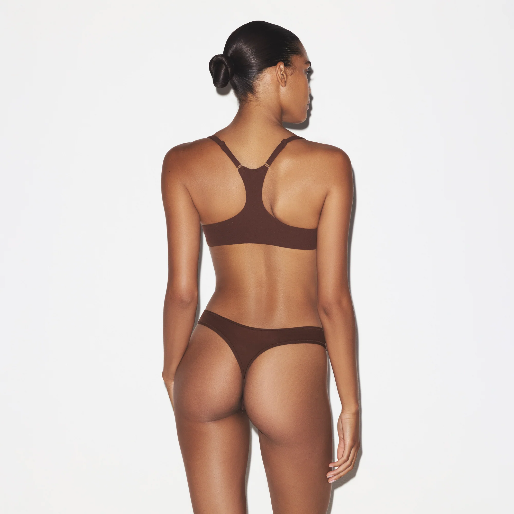 FITS EVERYBODY RACERBACK DEMI BRA | COCOA - Image 4