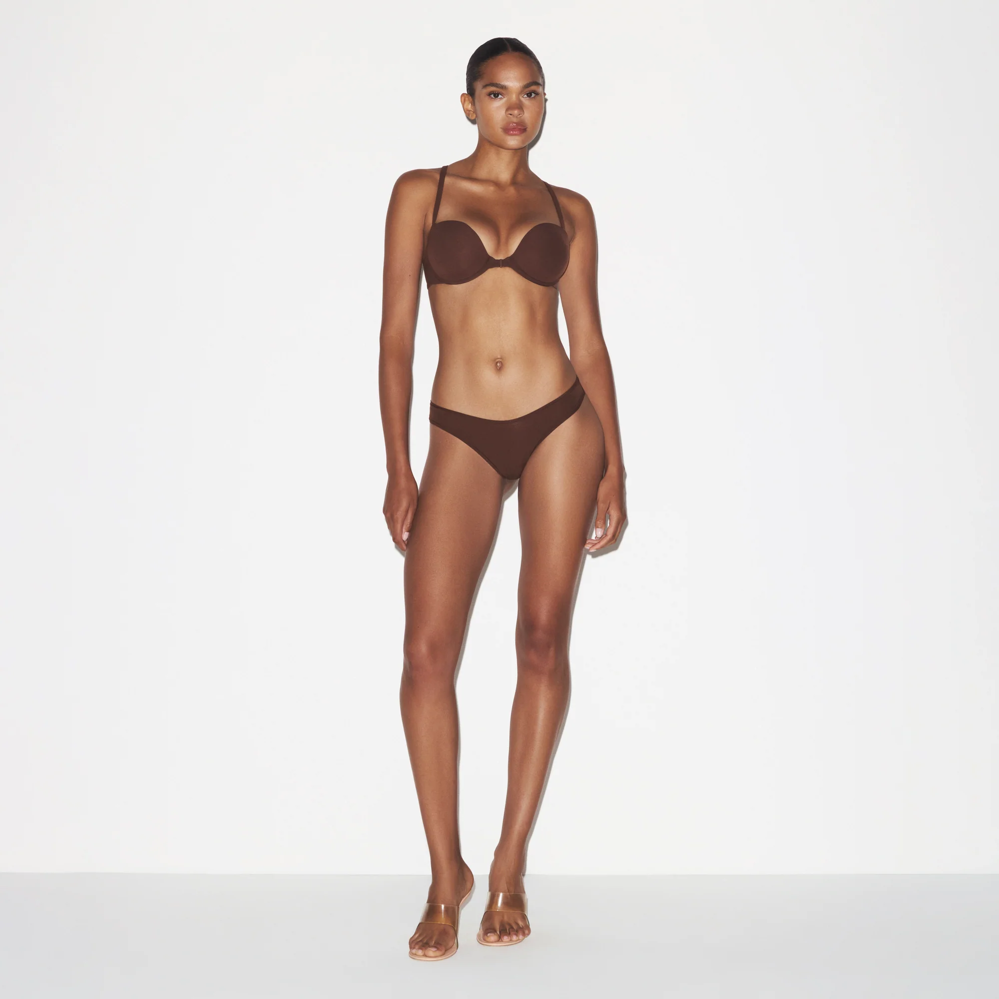 FITS EVERYBODY RACERBACK DEMI BRA | COCOA - Image 6