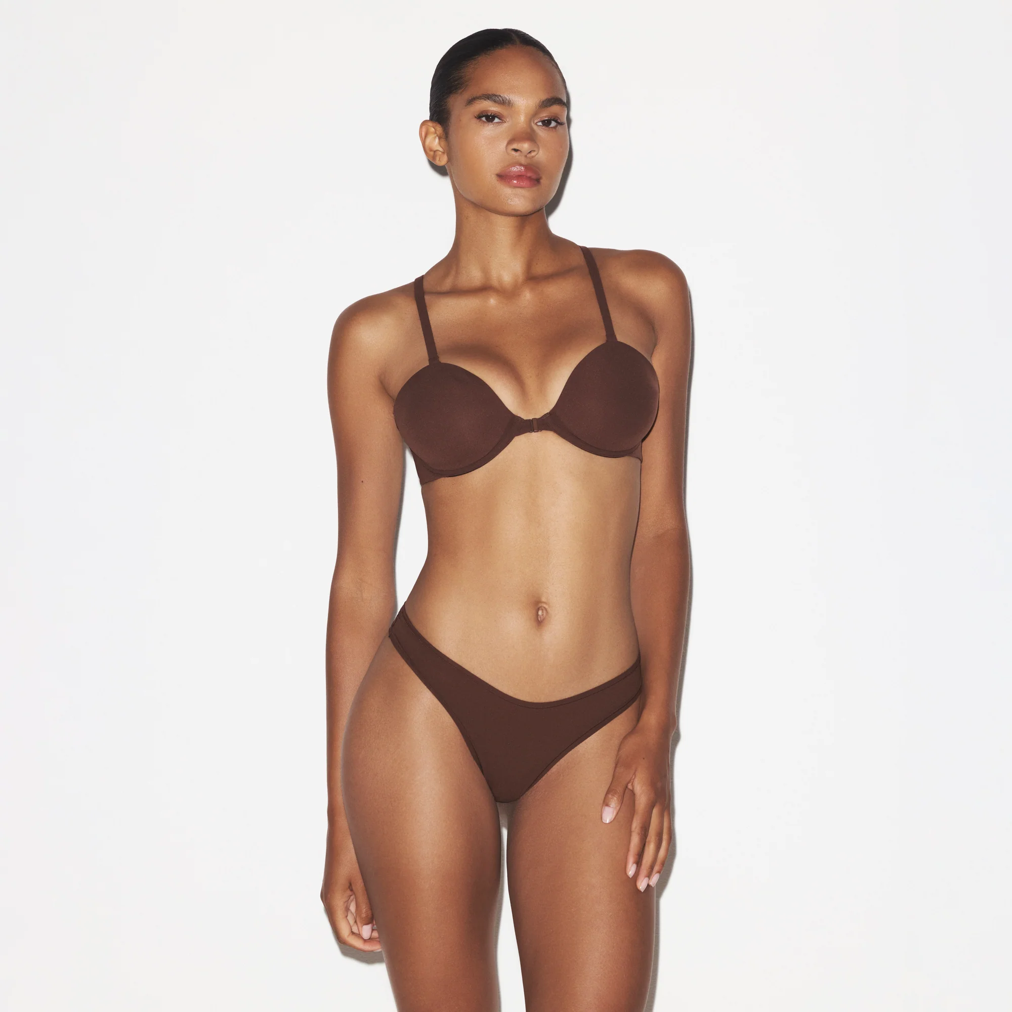 FITS EVERYBODY RACERBACK DEMI BRA | COCOA - Image 7