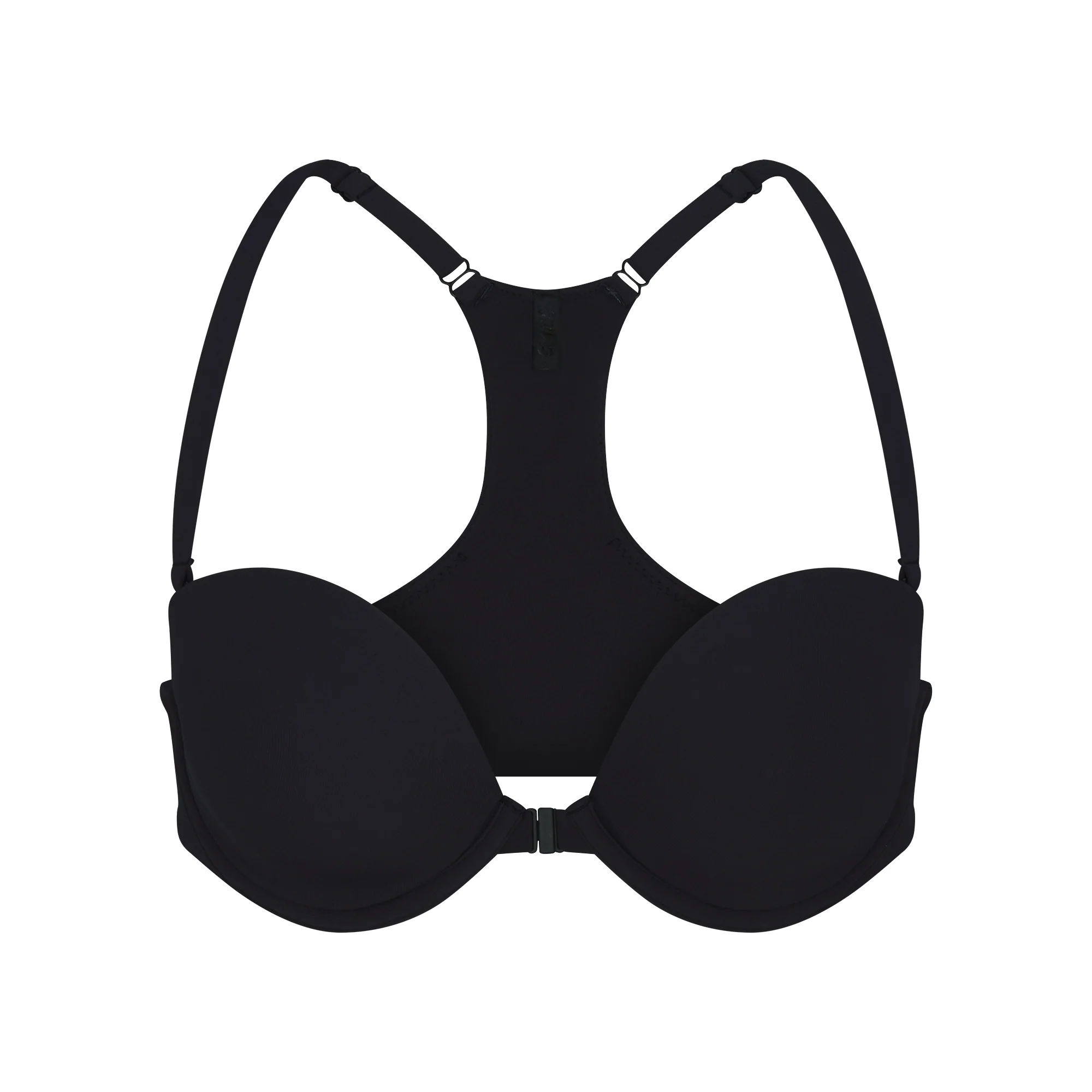 FITS EVERYBODY RACERBACK DEMI BRA | ONYX