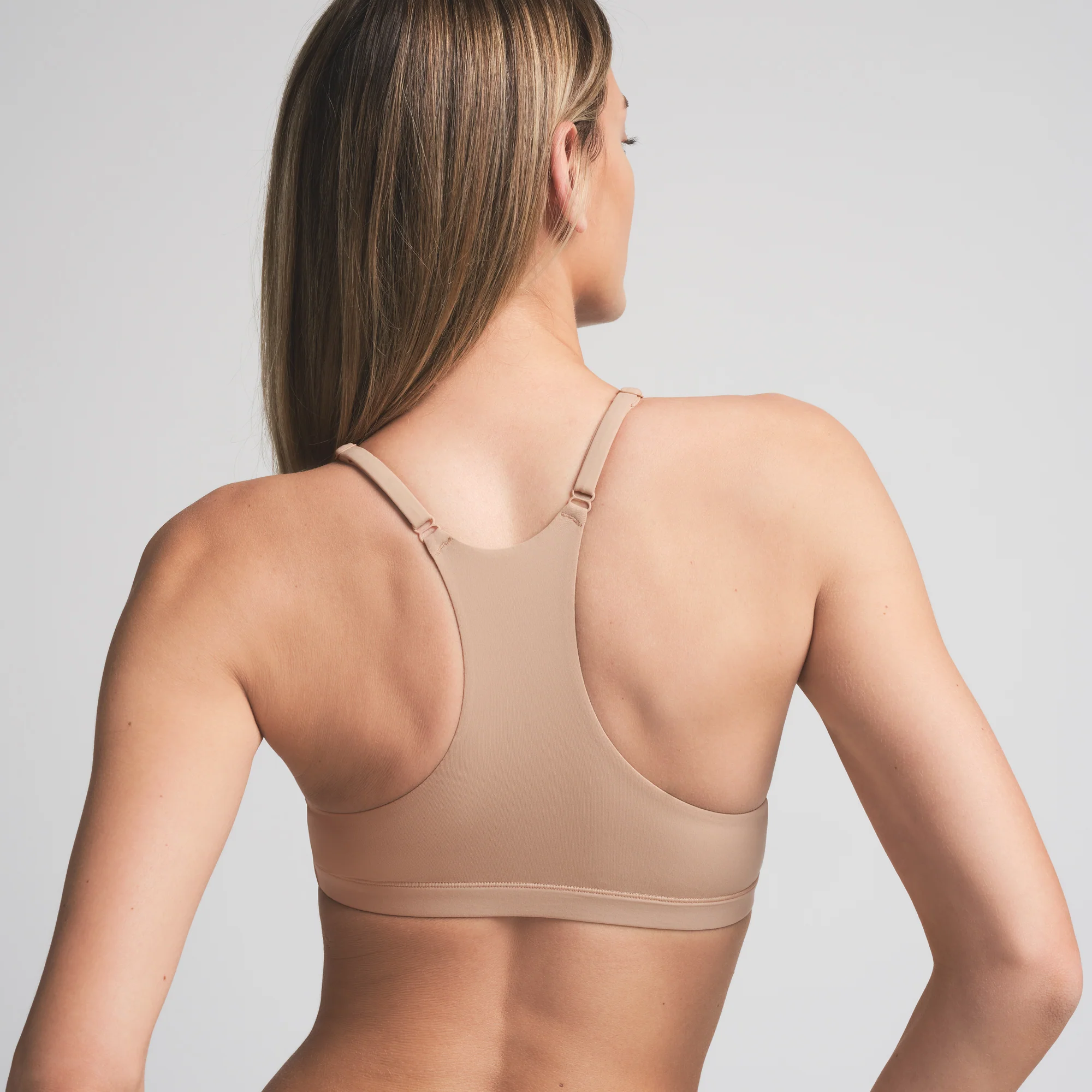 FITS EVERYBODY RACERBACK TRIANGLE BRALETTE | CLAY - Image 3